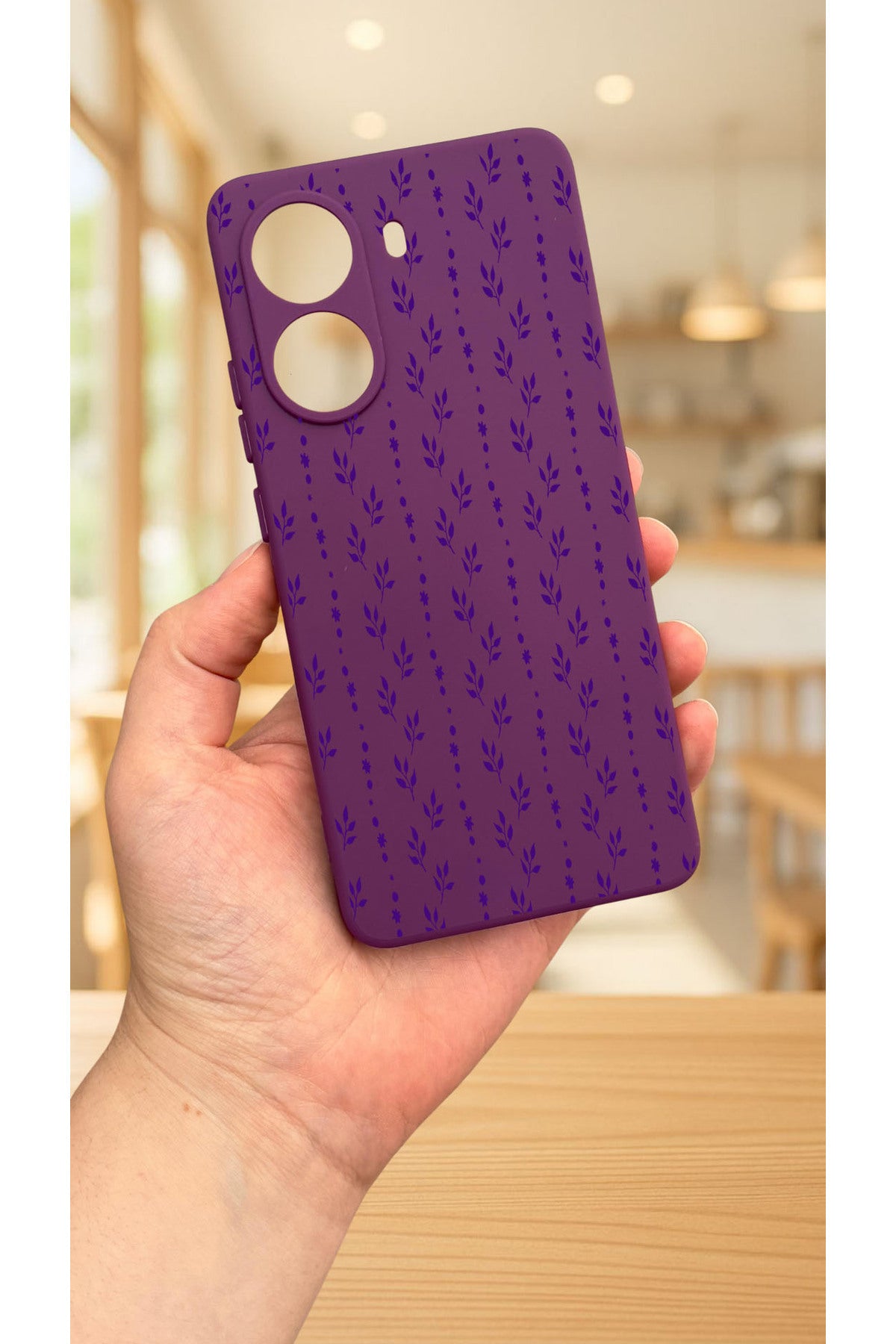 Xiaomi POCO X7 PRO-SARMAŞIK DESENLİ Silikon Darbe Emici Klasik Korumalı Rubber Kılıf