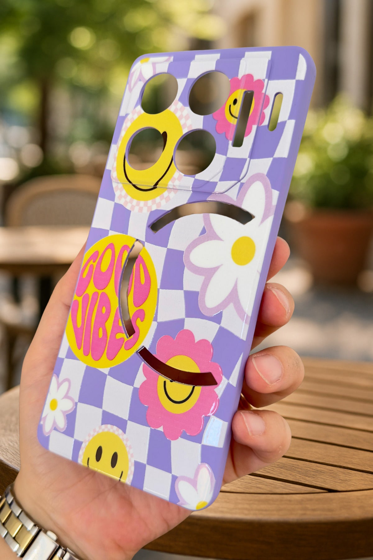 İnfinix GT 20 Pro - GOOD VİBES Silikon Darbe Emici Klasik Korumalı Rubber Kılıf