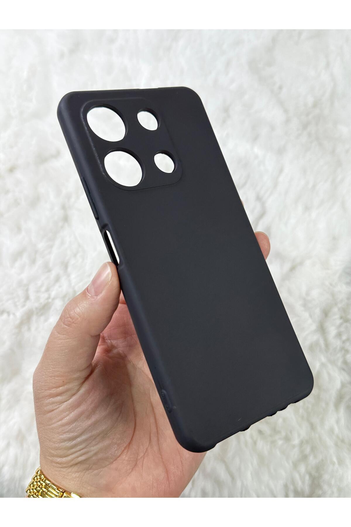 Redmi NOTE 13 PRO 5G ( DİKKAT 5G ) - Silikon Darbe Emici Klasik Korumalı Rubber Kılıf