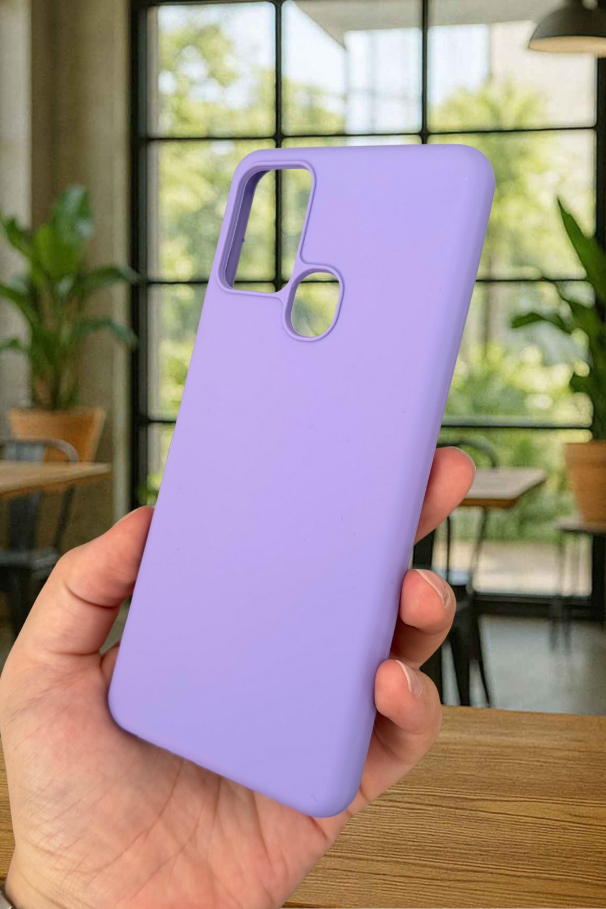 Samsung Galaxy A21s Silikon Darbe Emici Klasik Korumalı Rubber Kılıf