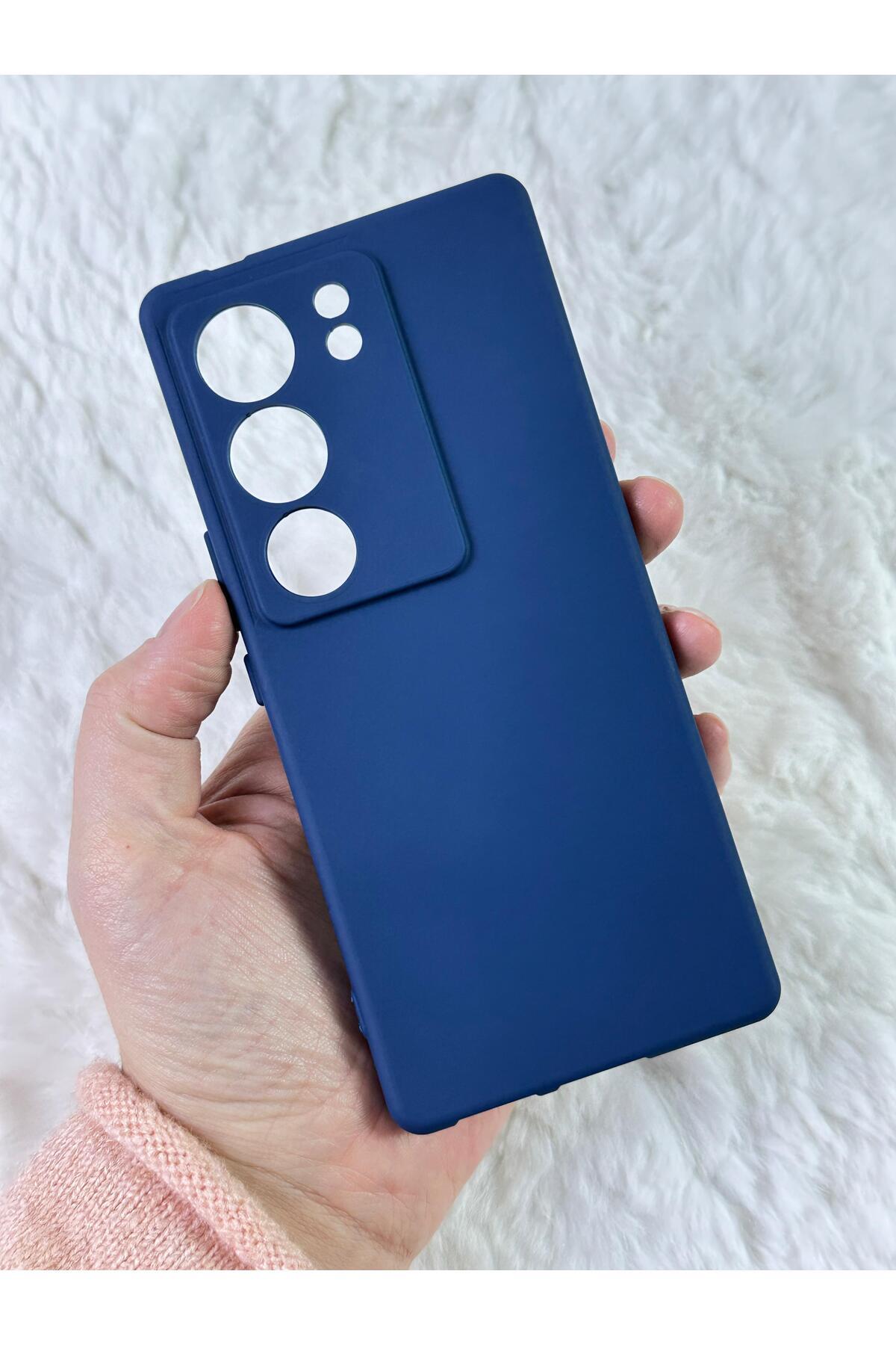 VİVO V29 - Silikon Darbe Emici Klasik Korumalı Rubber Kılıf