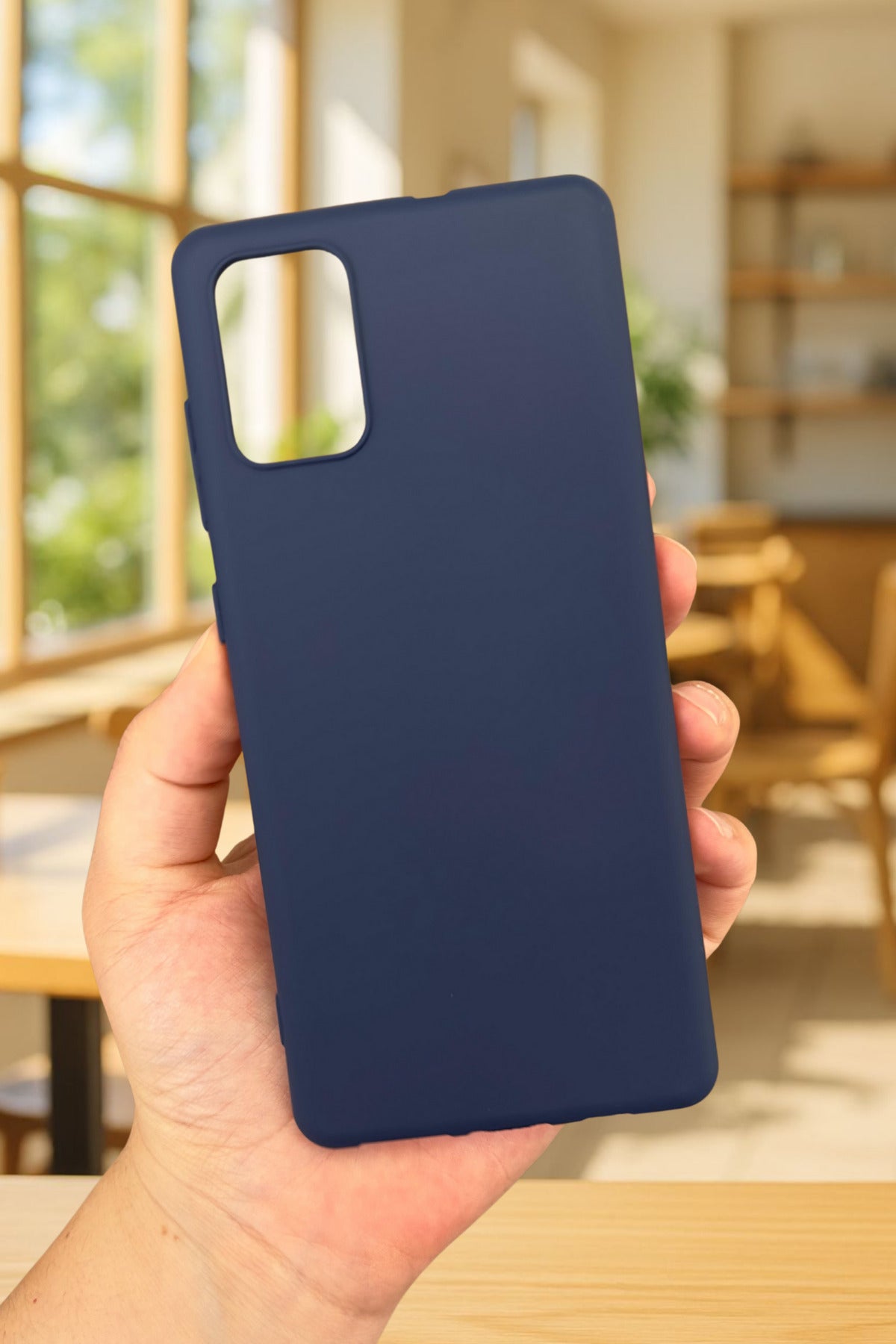 Samsung Galaxy A71 Silikon Darbe Emici Klasik Korumalı Rubber Kılıf