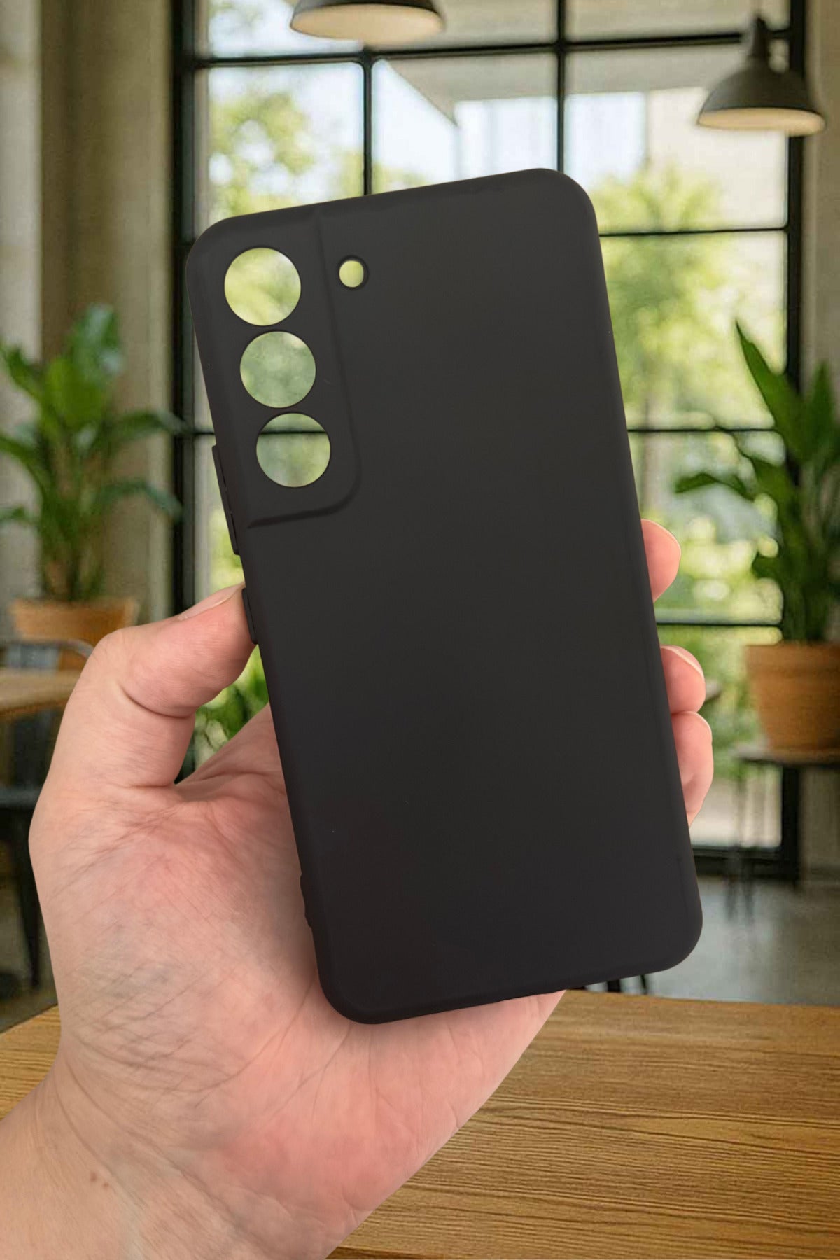 Samsung Galaxy S21 Fe Silikon Darbe Emici Klasik Korumalı Rubber Kılıf