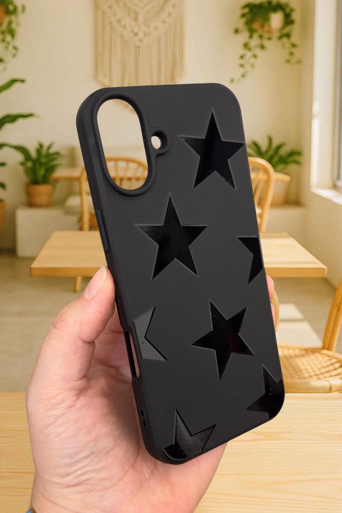iPhone 16 - STAR Silikon Darbe Emici Klasik Korumalı Rubber Kılıf