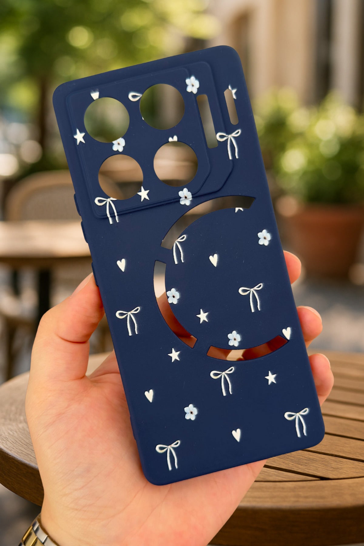 İnfinix GT 20 Pro - MİNİ FİYONK DESENLİ Silikon Darbe Emici Klasik Korumalı Rubber Kılıf