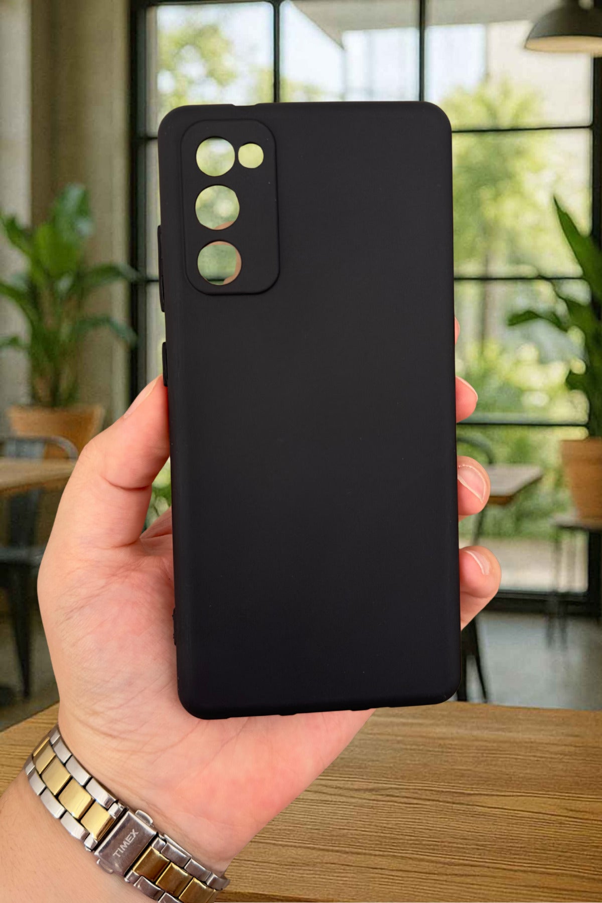 Samsung Galaxy S20 Fe Silikon Darbe Emici Klasik Korumalı Rubber Kılıf