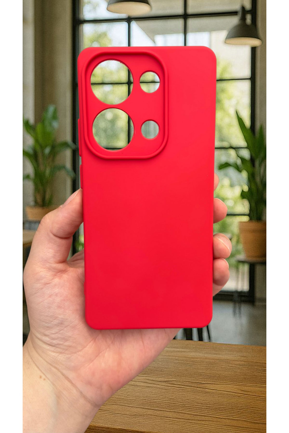 Xiaomi Redmi Note 13 4G Uyumlu Silikon Darbe Emici Klasik Korumalı Rubber Kılıf