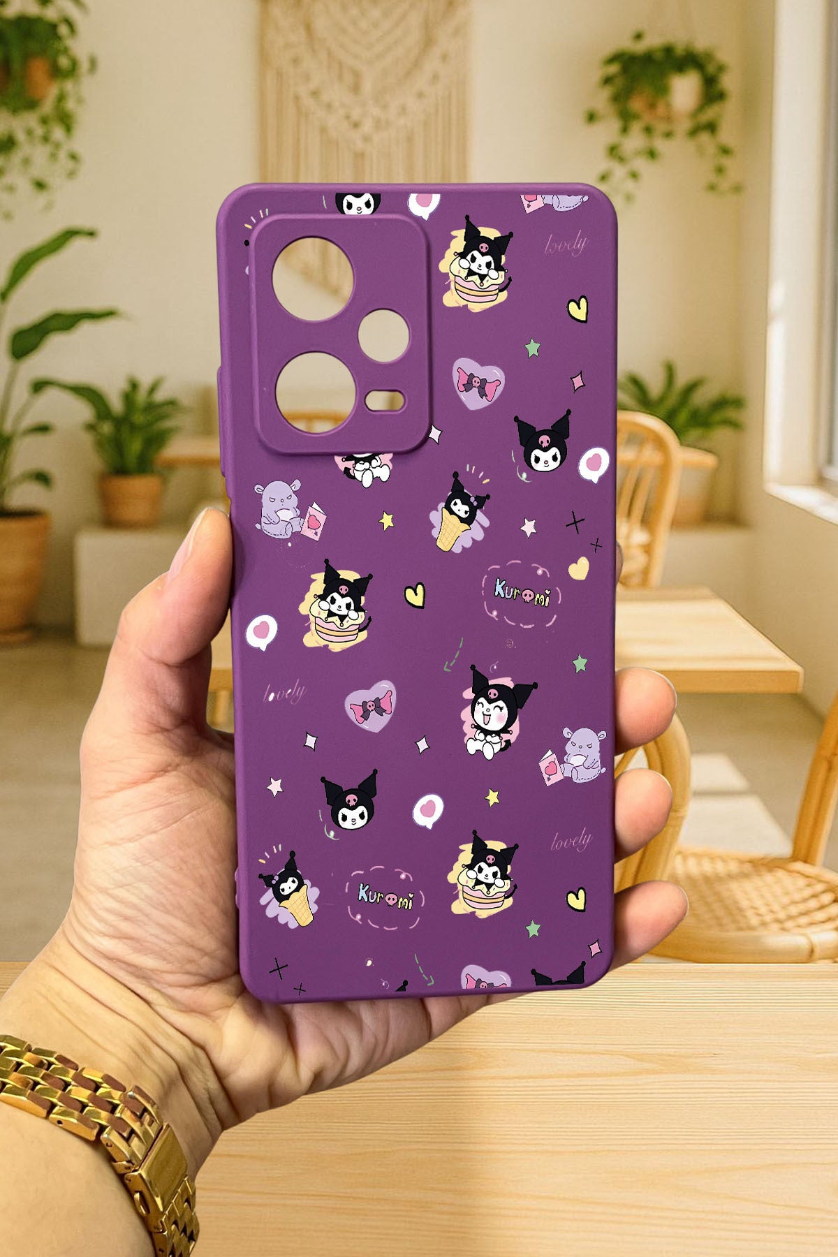 Xiaomi Redmi Note 12 Pro 5G KURUMI DESENLİ Silikon Darbe Emici Klasik Korumalı Rubber Kılıf