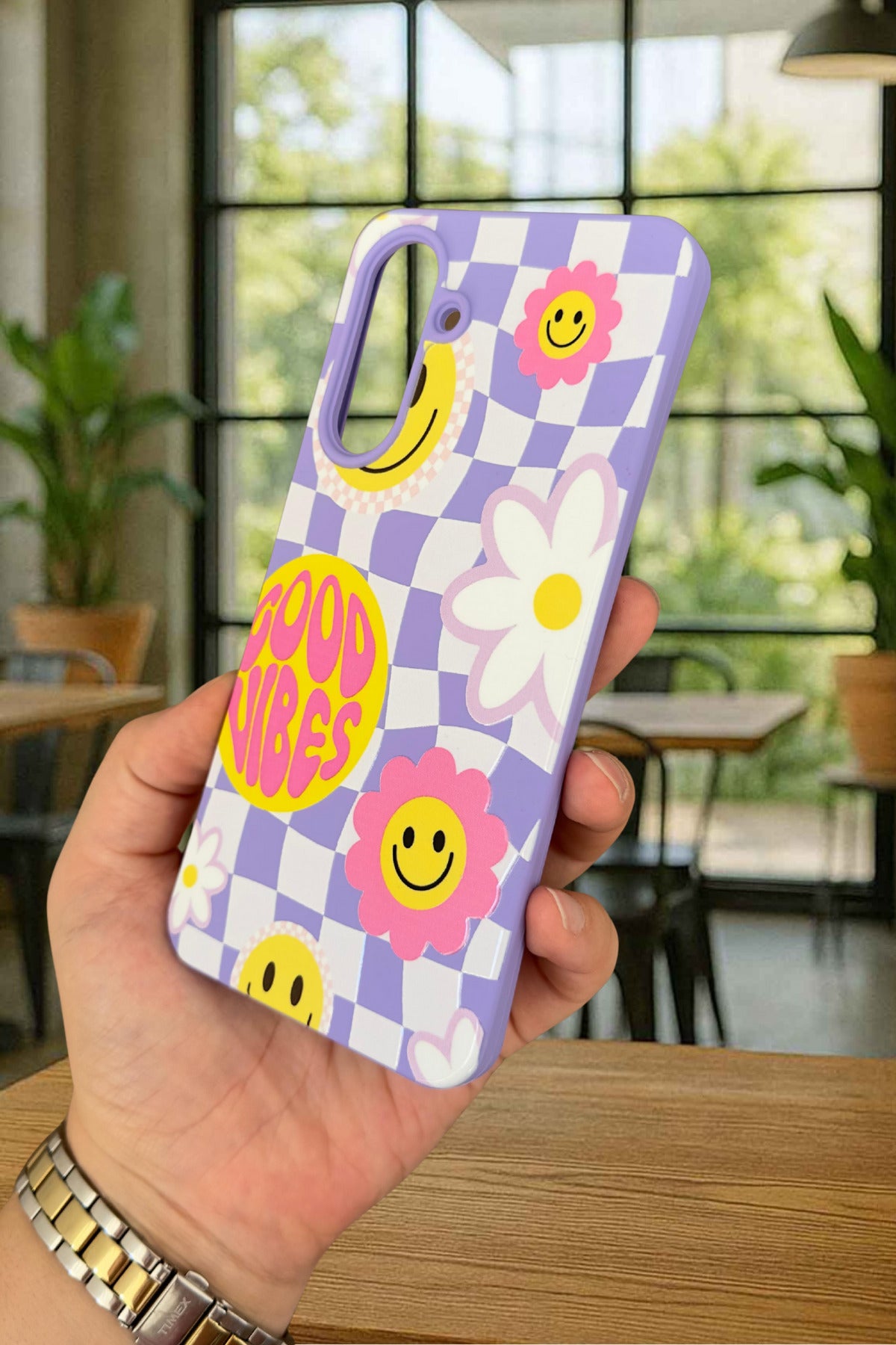 Samsung Galaxy A26 Uyumlu Good Vibes Silikon Darbe Emici Klasik Korumalı Rubber Kılıf