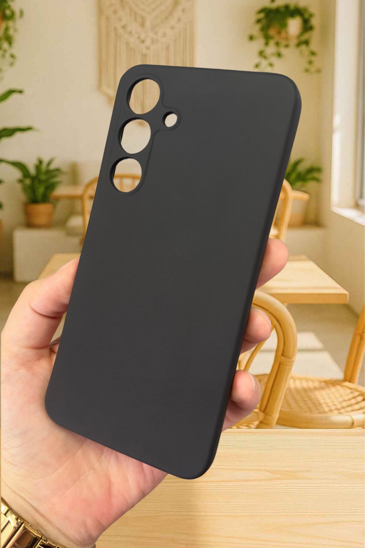 Samsung Galaxy S25 Plus Silikon Darbe Emici Klasik Korumalı Rubber Kılıf