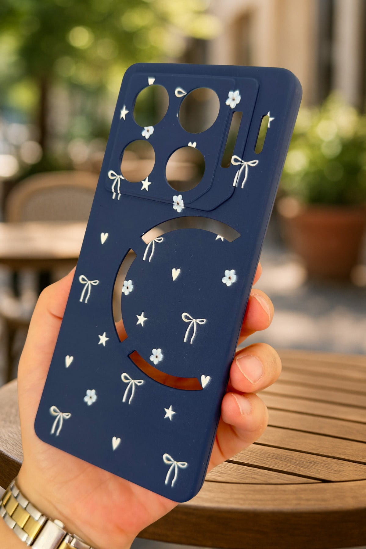 İnfinix GT 20 Pro - MİNİ FİYONK DESENLİ Silikon Darbe Emici Klasik Korumalı Rubber Kılıf