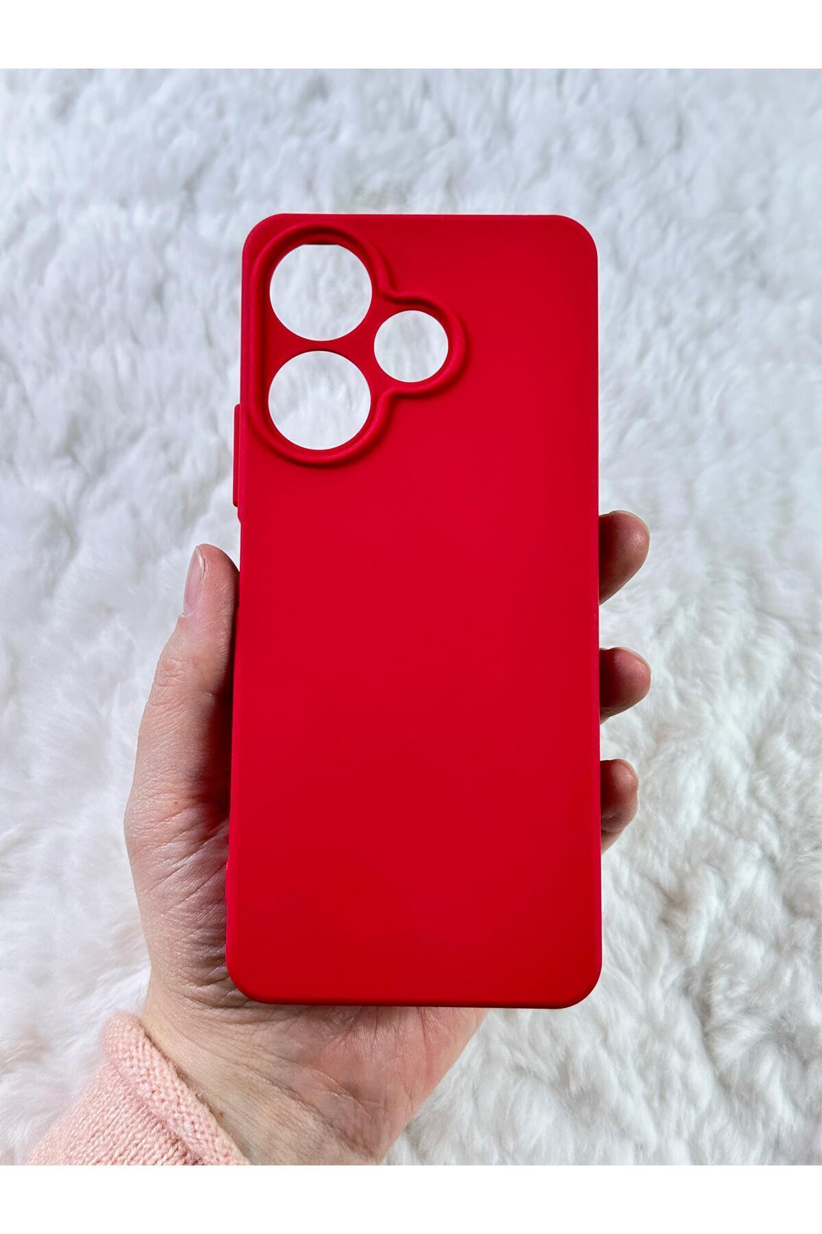 Redmi 13 - Silikon Darbe Emici Klasik Korumalı Rubber Kılıf