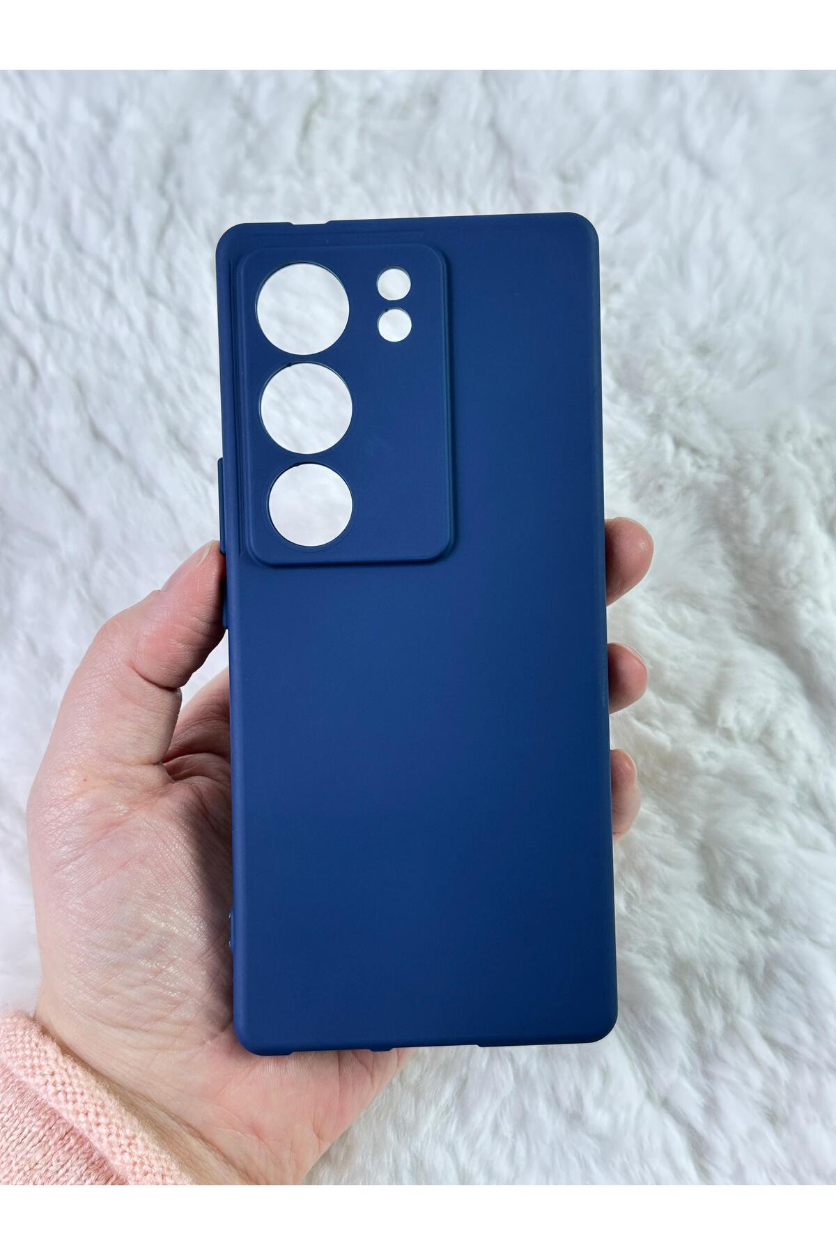 VİVO V29 - Silikon Darbe Emici Klasik Korumalı Rubber Kılıf