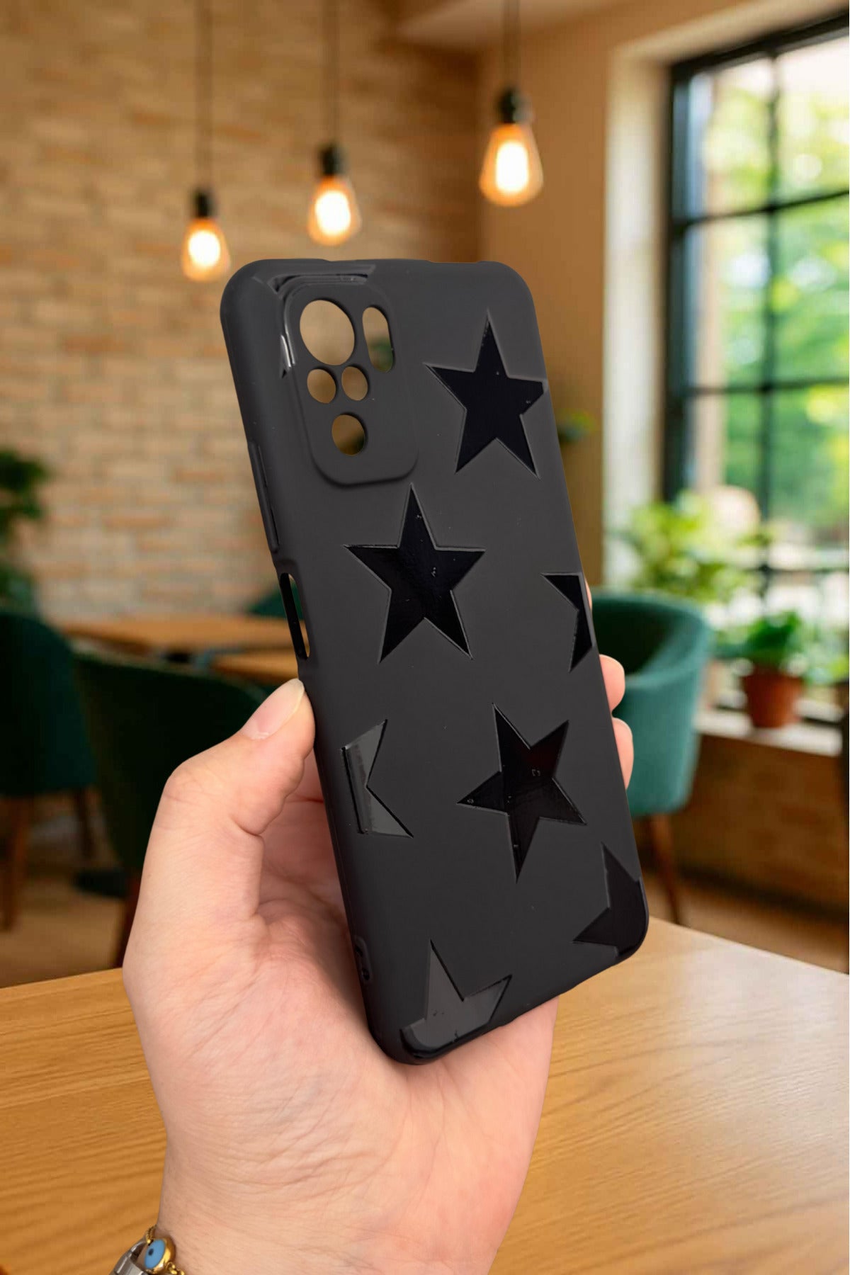 Redmi Note 10/10S Uyumlu - STAR Silikon Darbe Emici Klasik Korumalı Rubber Kılıf