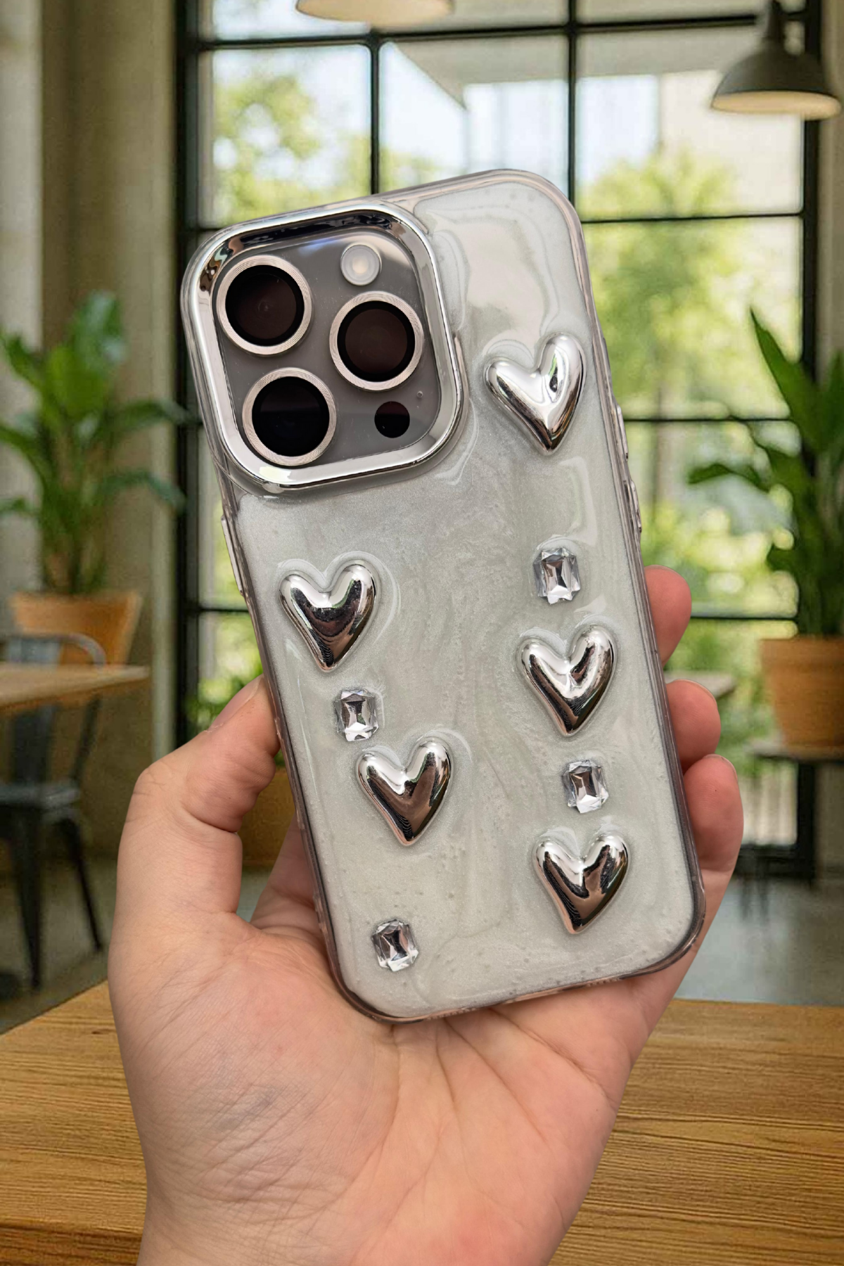 iPhone 16 Pro Max Kamera Çıkıntılı Şık ve Dayanıklı Telefon Kılıfı - Zarif Tasarımlar Moda Kılıf