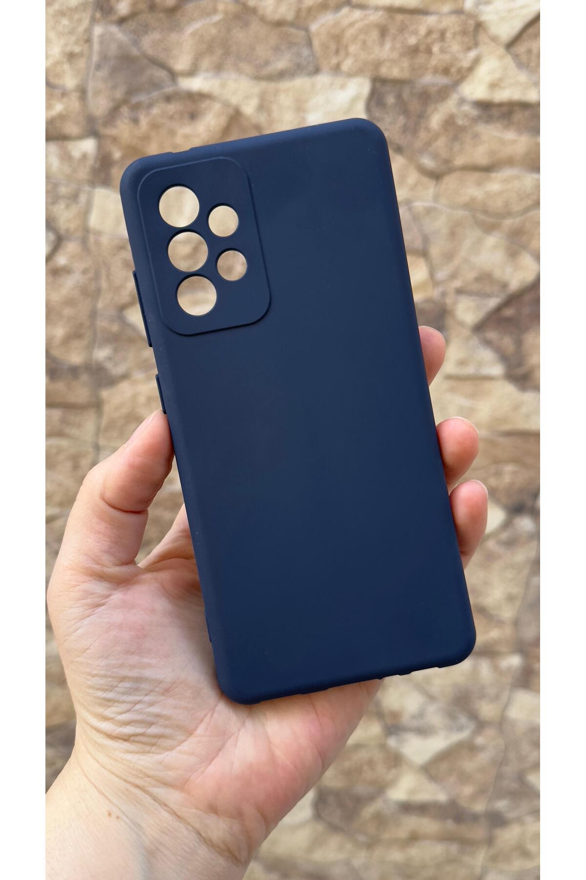 Samsung Galaxy A52 Uyumlu Silikon Darbe Emici Klasik Korumalı Rubber Kılıf