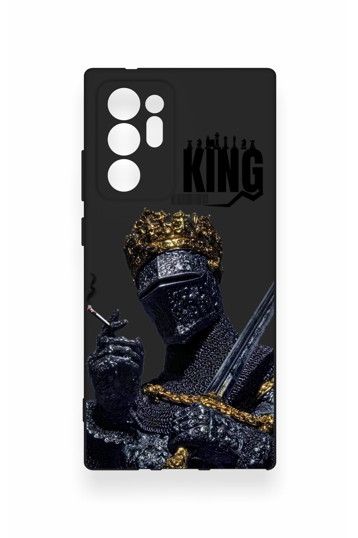 Samsung Note 20 Ultra Uyumlu King Desenli Silikon Kılıf