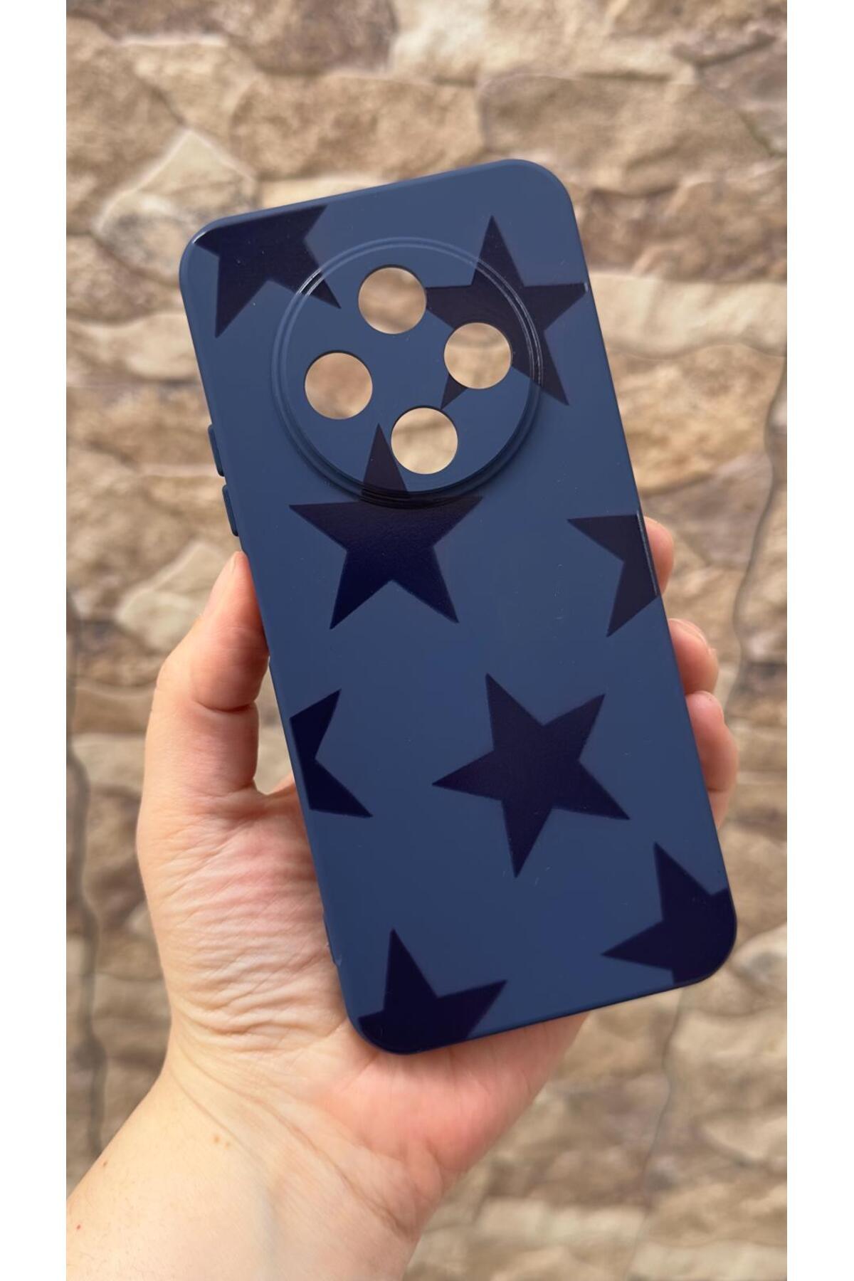 TECNO SPARK 30C Uyumlu Star Silikon Darbe Emici Klasik Korumalı Rubber Kılıf