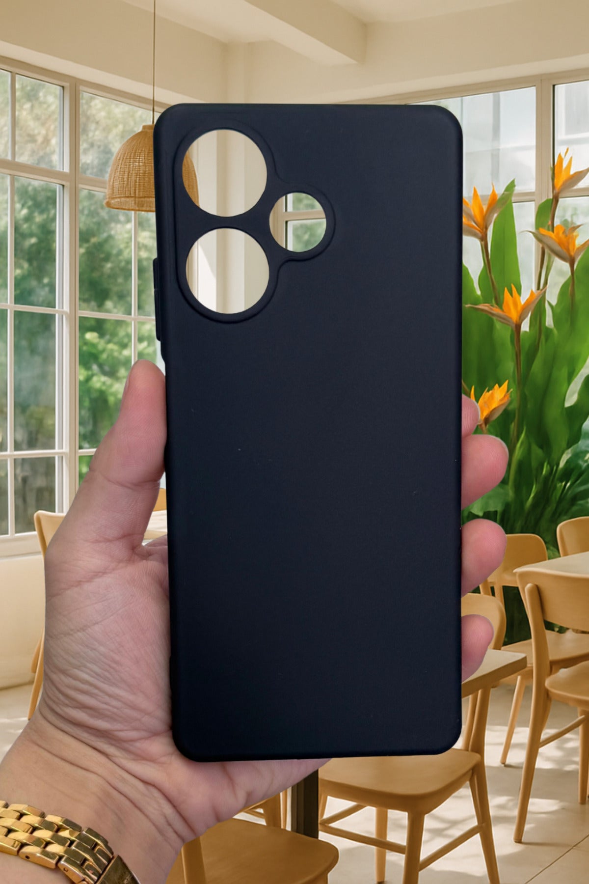 İNFİNİX HOT 30İ Uyumlu Silikon Darbe Emici Klasik Korumalı Rubber Kılıf