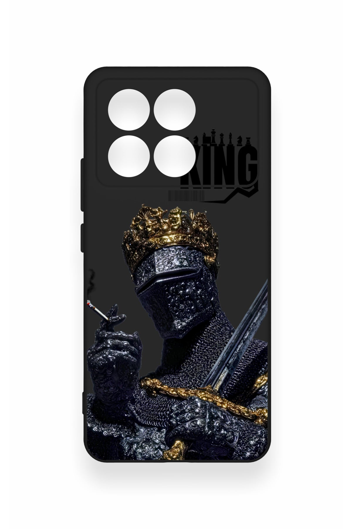 Poco X6 Pro Uyumlu King Desenli Silikon Kılıf