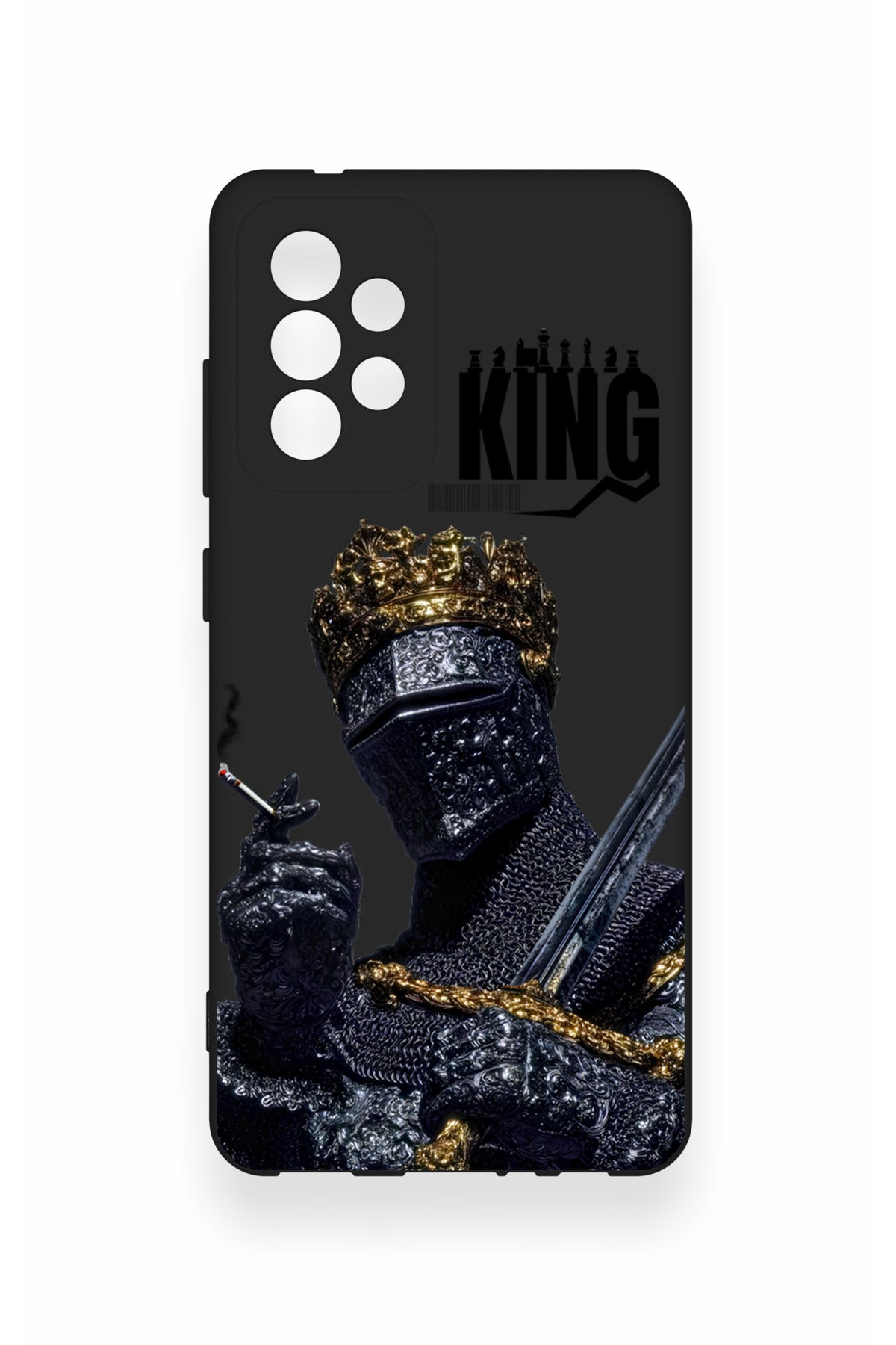 Samsung A52 Uyumlu King Desenli Silikon Kılıf