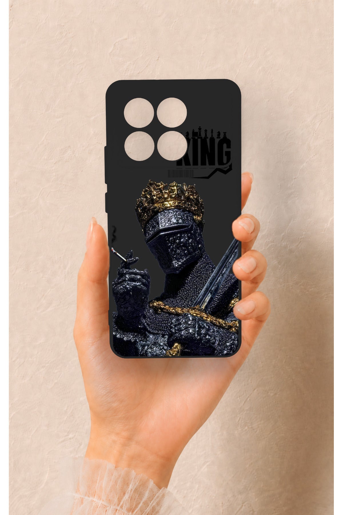 Poco X6 Pro Uyumlu King Desenli Silikon Kılıf