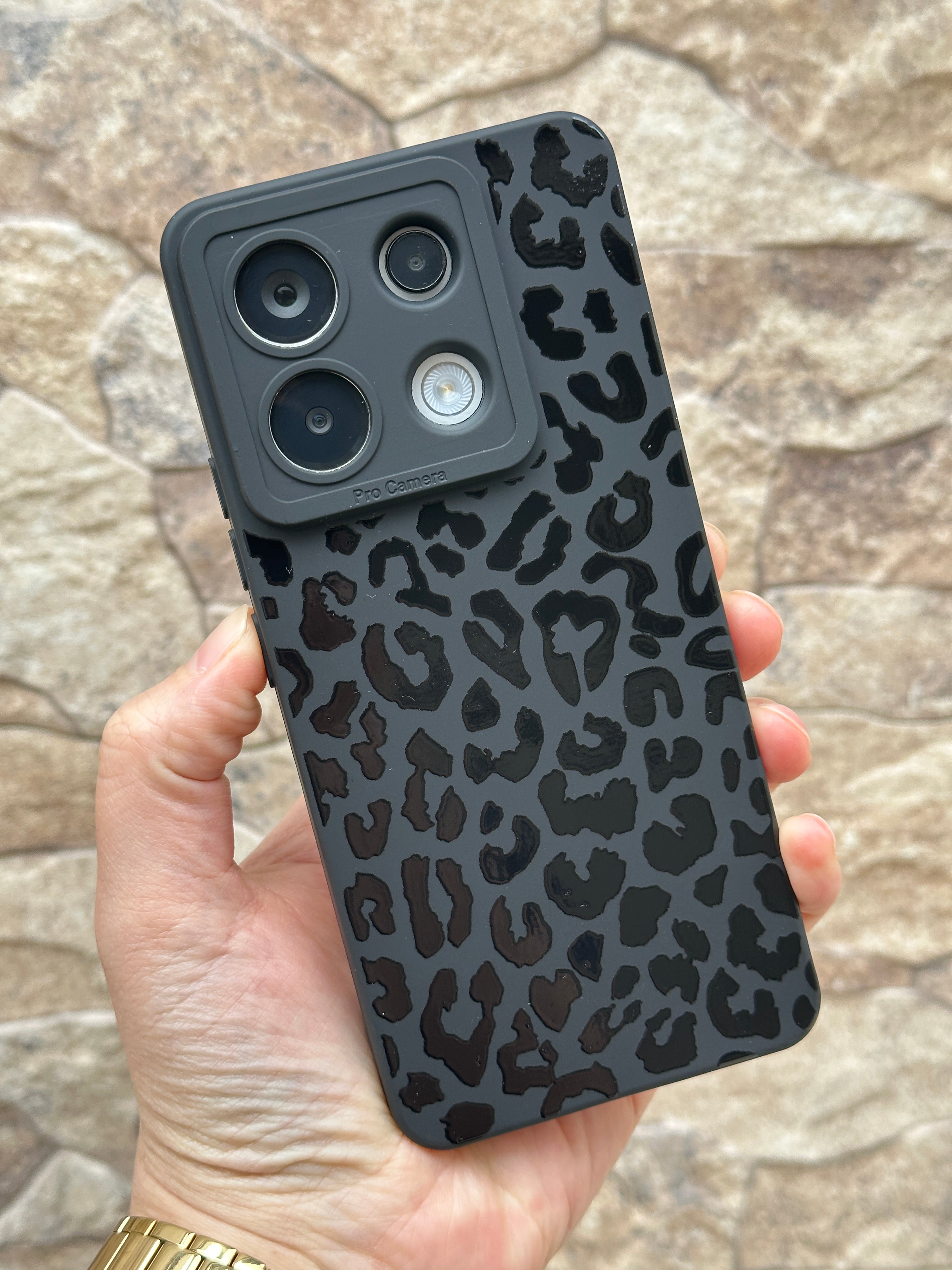 Redmi Note 13 Pro 4G Renkli Leopar Desenli İçi Kadife Lansman Leo Kılıf