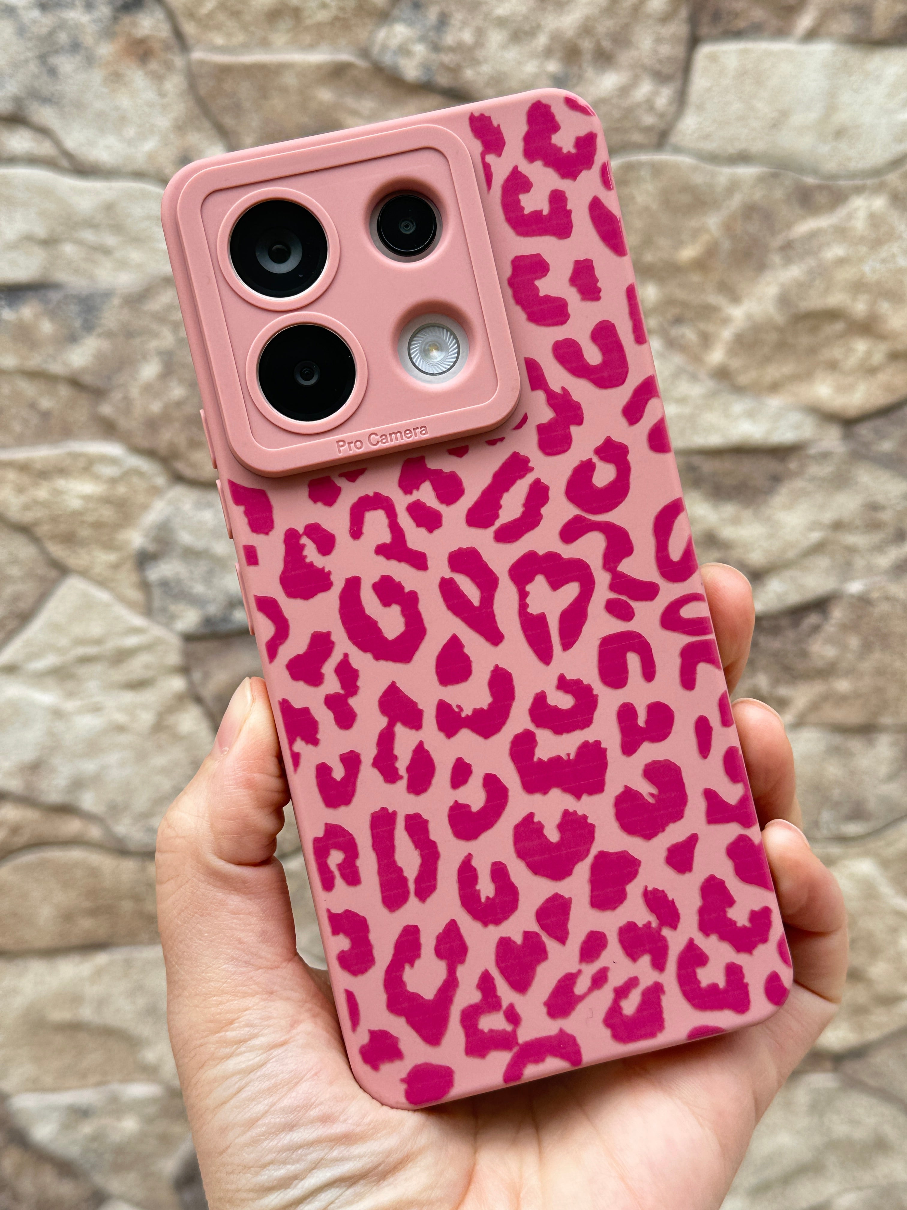 Redmi Note 13 Pro 4G Renkli Leopar Desenli İçi Kadife Lansman Leo Kılıf