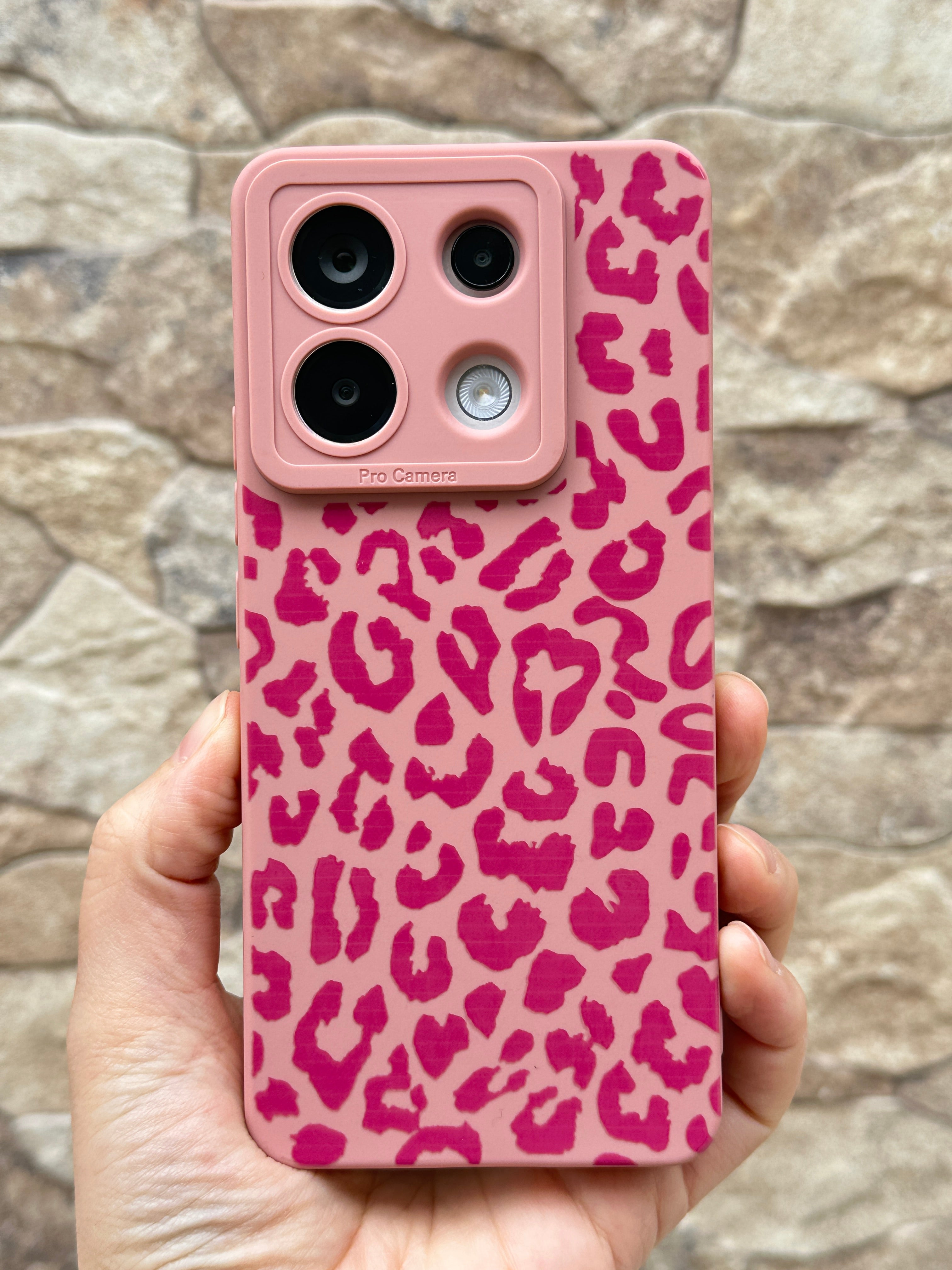 Redmi Note 13 Pro 4G Renkli Leopar Desenli İçi Kadife Lansman Leo Kılıf