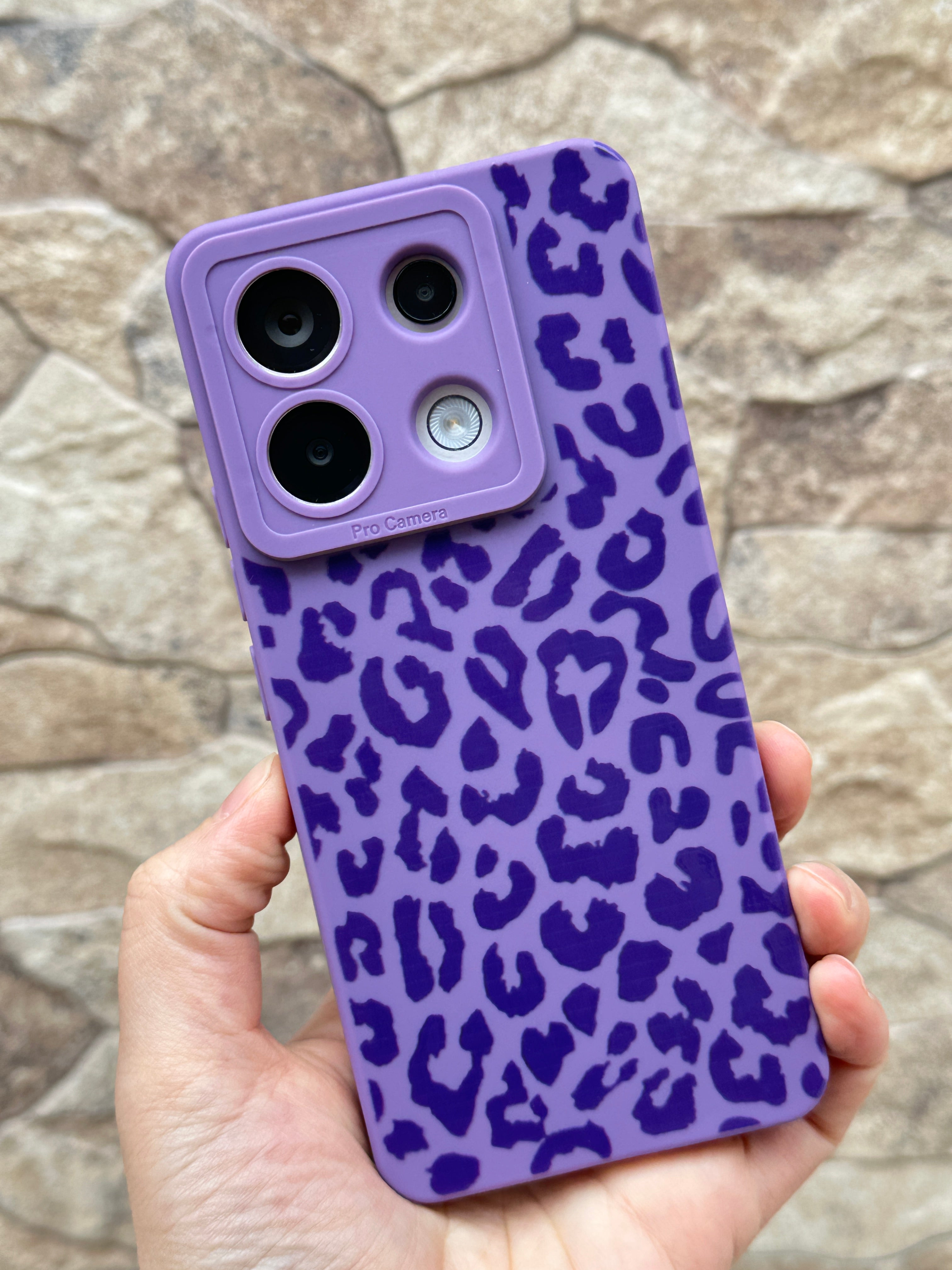 Redmi Note 13 Pro 4G Renkli Leopar Desenli İçi Kadife Lansman Leo Kılıf