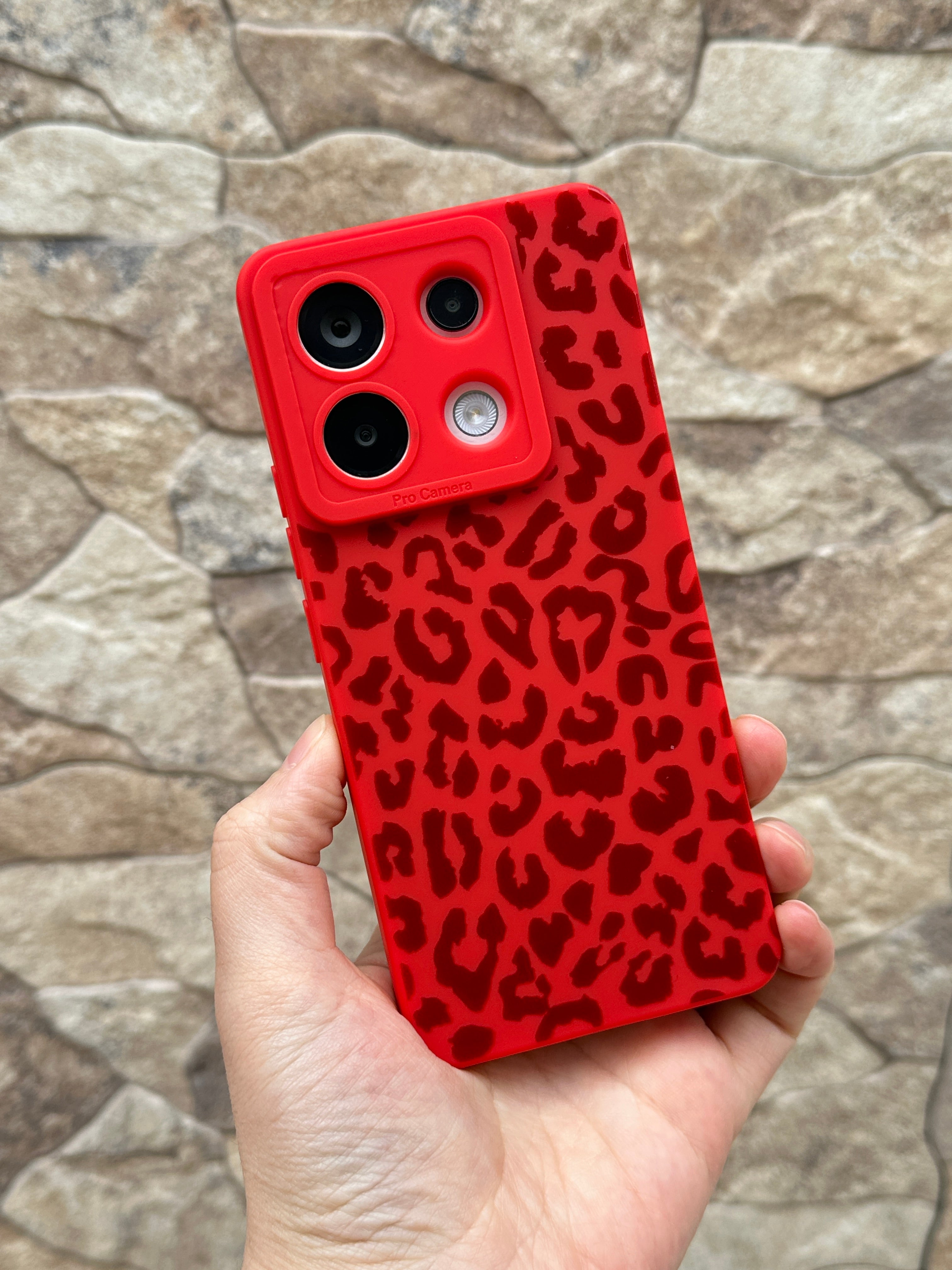 Redmi Note 13 Pro 4G Renkli Leopar Desenli İçi Kadife Lansman Leo Kılıf