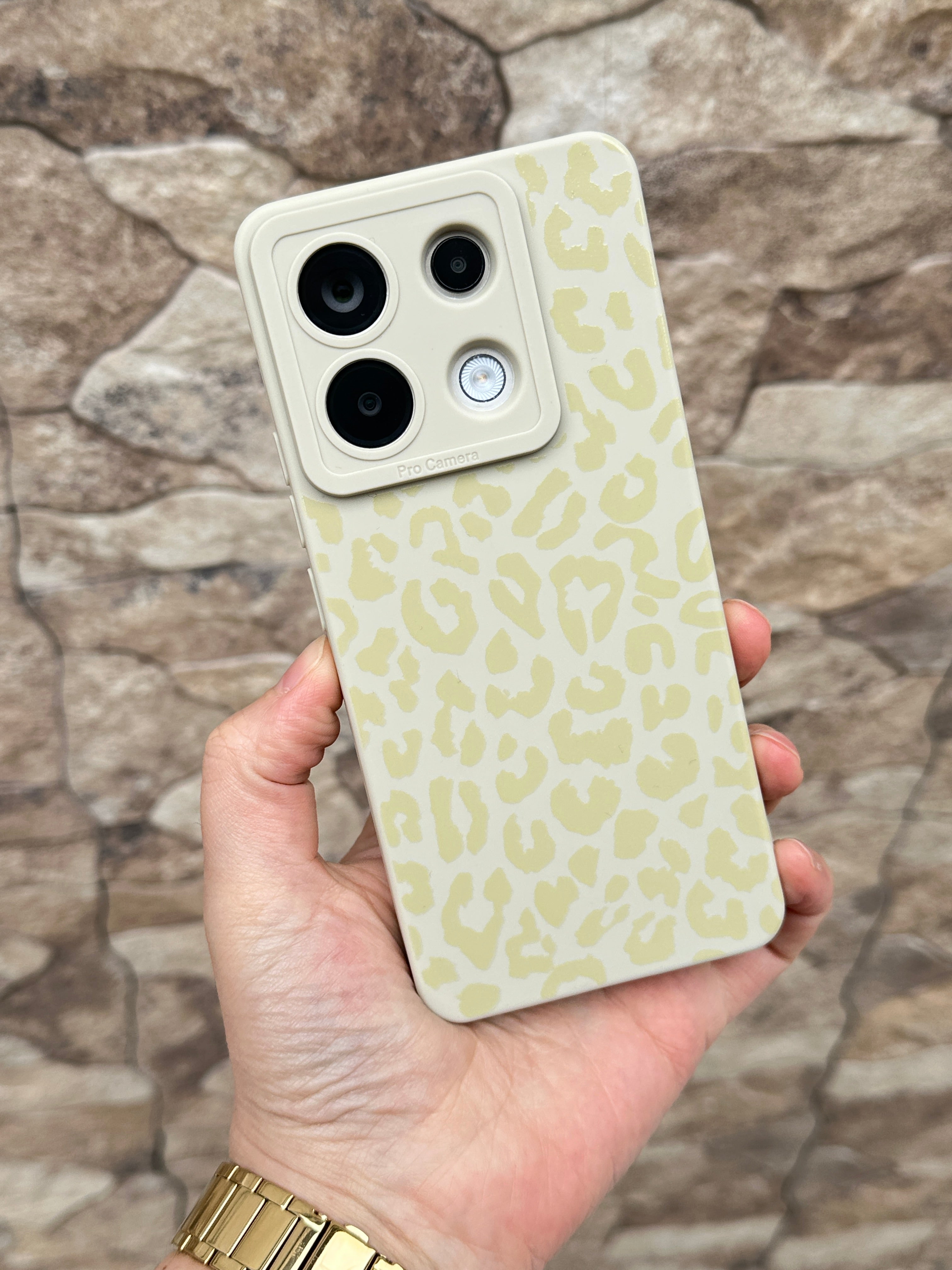 Redmi Note 13 Pro 4G Renkli Leopar Desenli İçi Kadife Lansman Leo Kılıf