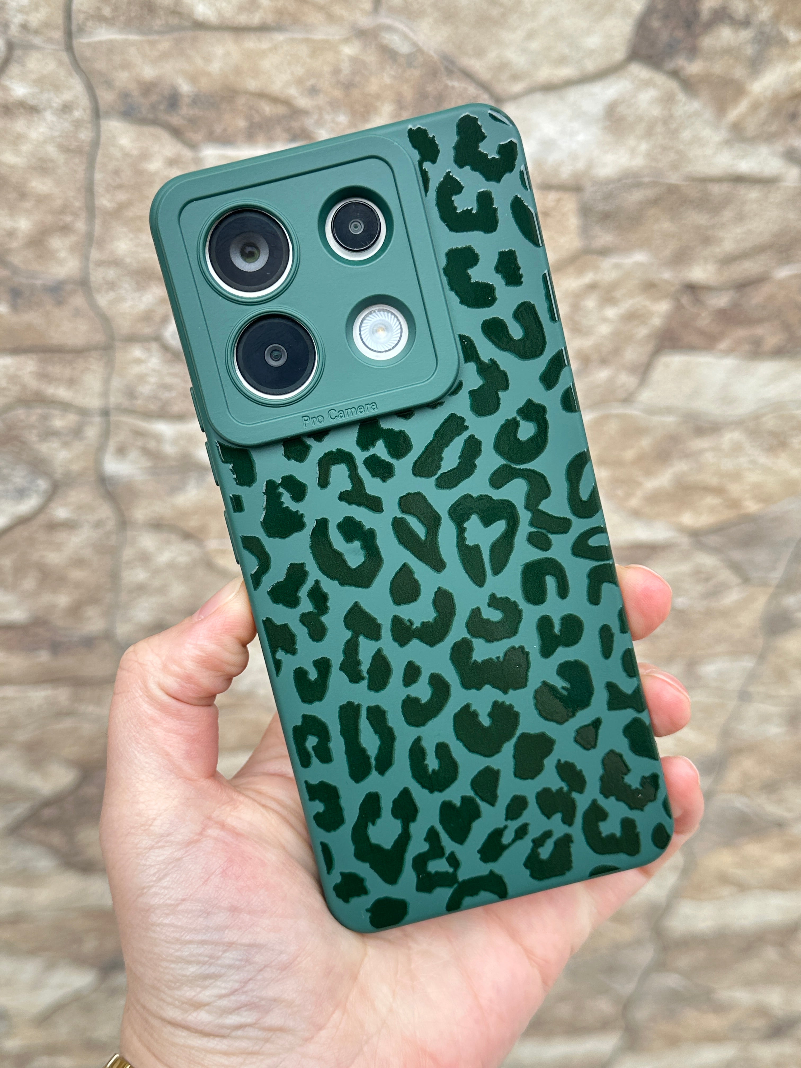 Redmi Note 13 Pro 4G Renkli Leopar Desenli İçi Kadife Lansman Leo Kılıf