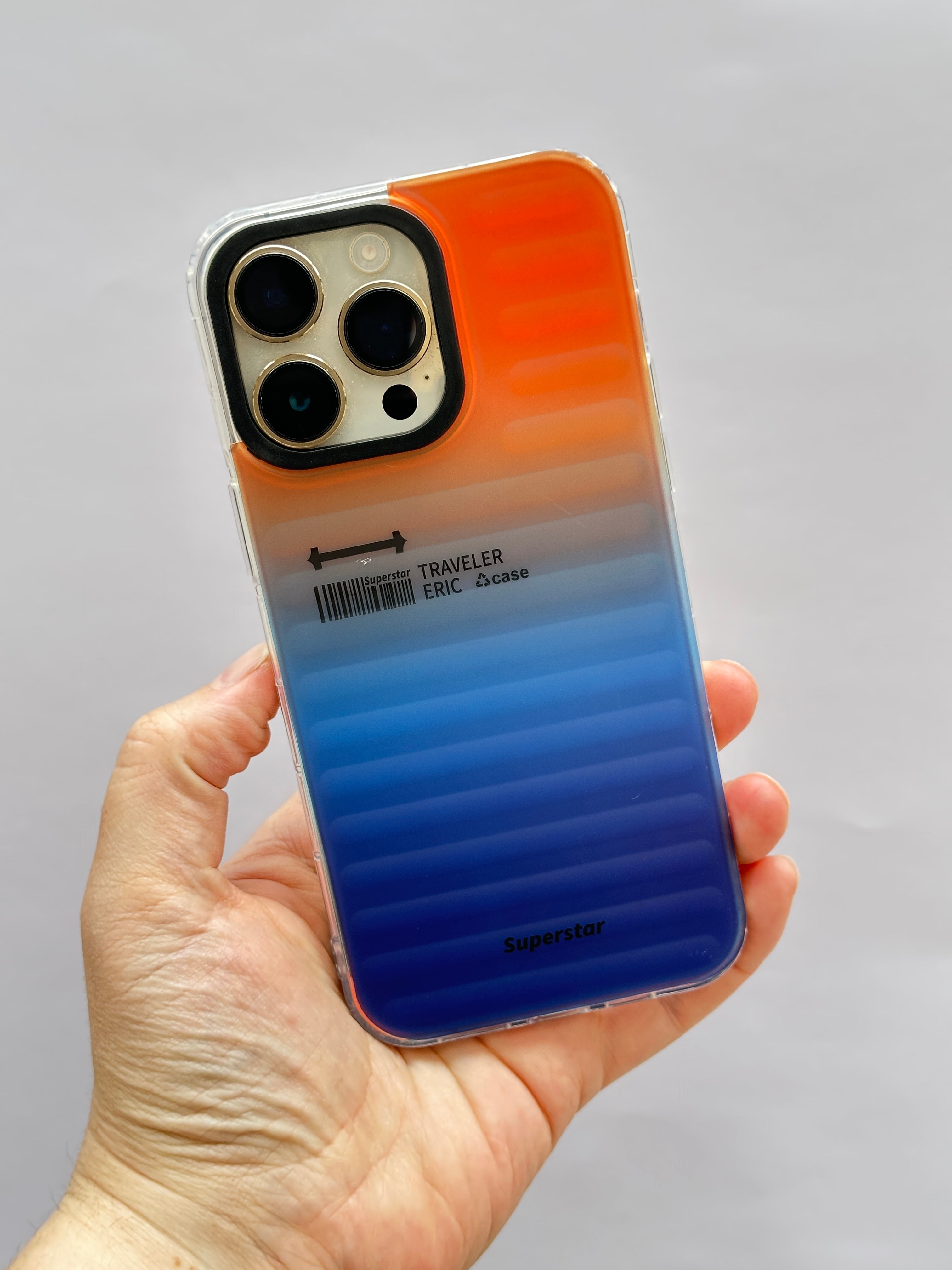 iPhone 14 Pro Max Hologramlı Renk Değiştiren Kamera Çıkıntılı Trend Marka Tasarım New Design Kılıf