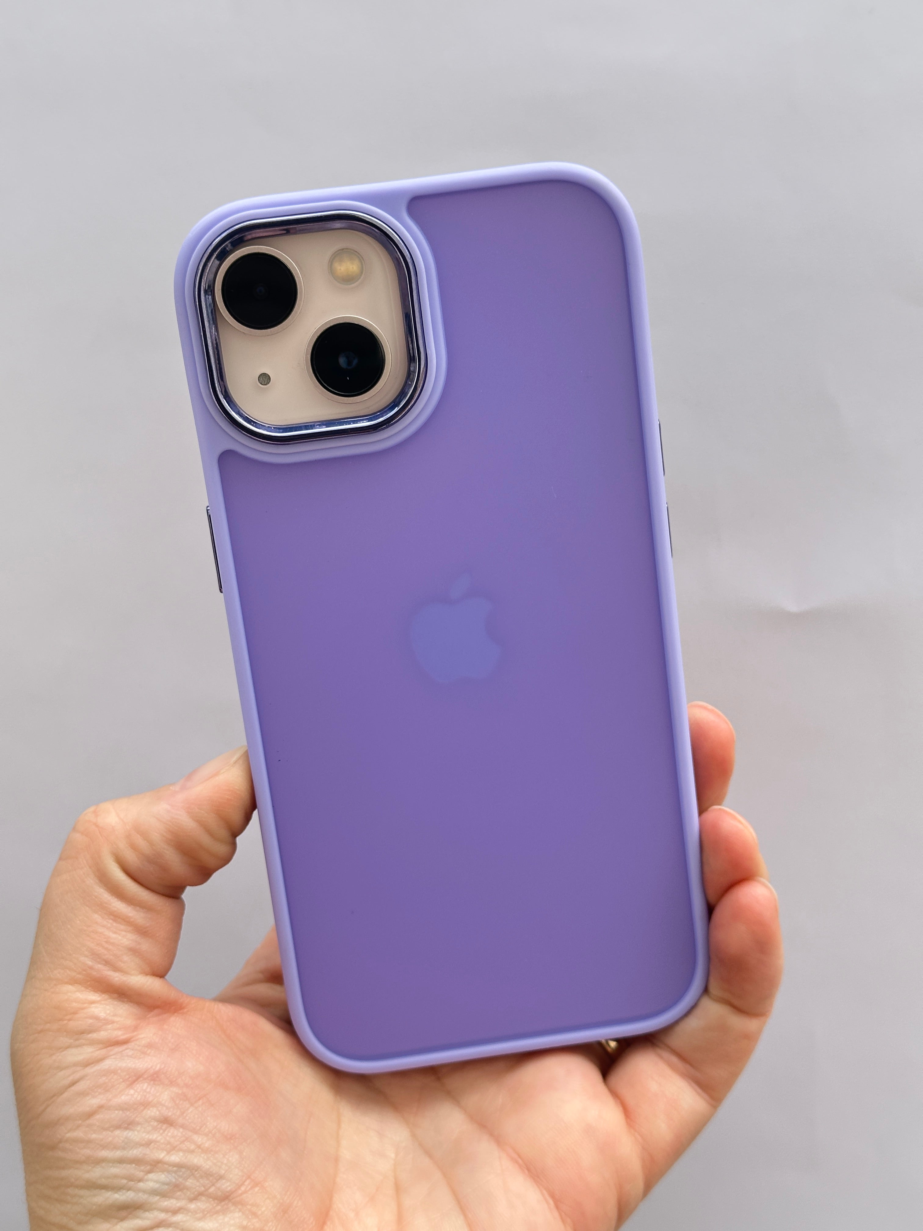 iPhone 13 Arkası Mat Yanları Mat Logo Gösteren Kamera Çıkıntılı Mat Perfect Kılıf