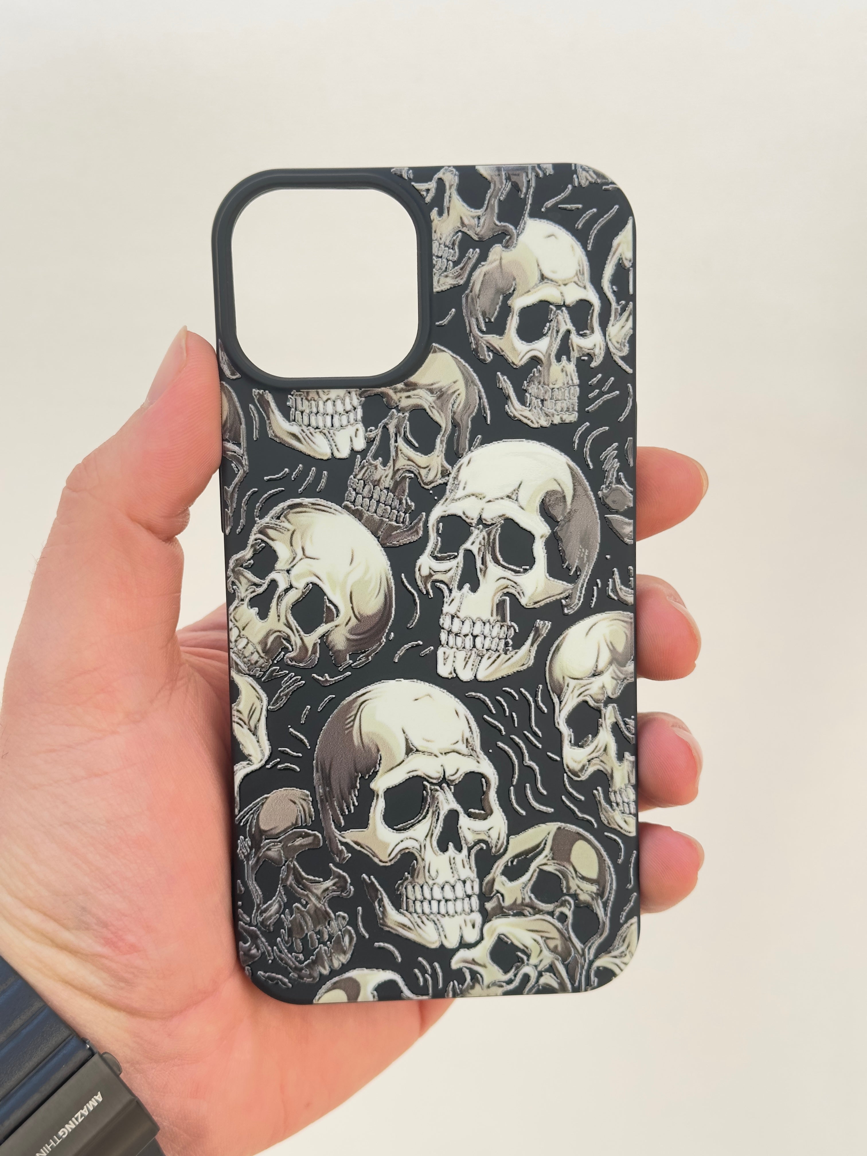 Kuru Kafa Figürlü İçi Kadife Kaliteli Silikon Lansman Kılıf