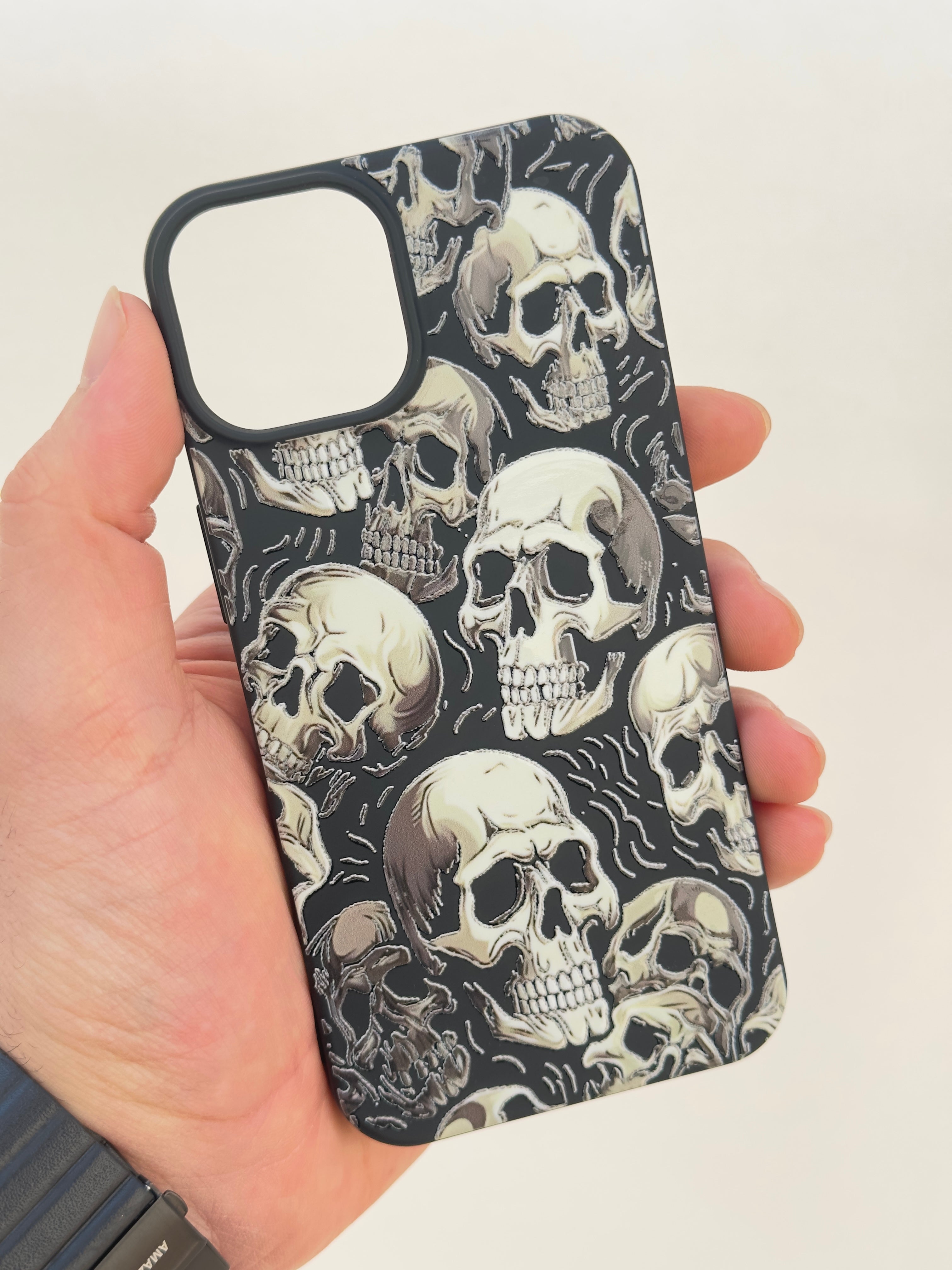 Kuru Kafa Figürlü İçi Kadife Kaliteli Silikon Lansman Kılıf