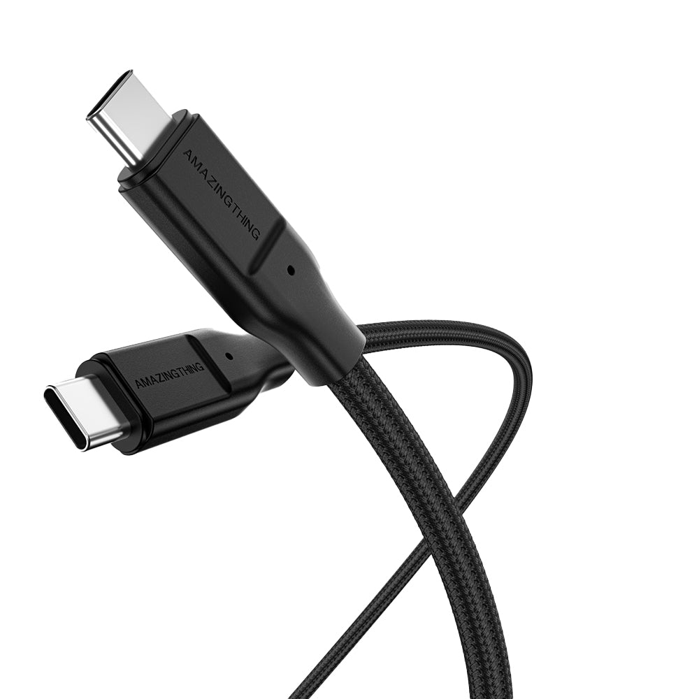 Magnetik-Tasarımlı-Type-C-to-Type-C-PD-Şarj-Kablosu-Amazingthing-Magcord-Serisi-60W-1.2M-Siyah