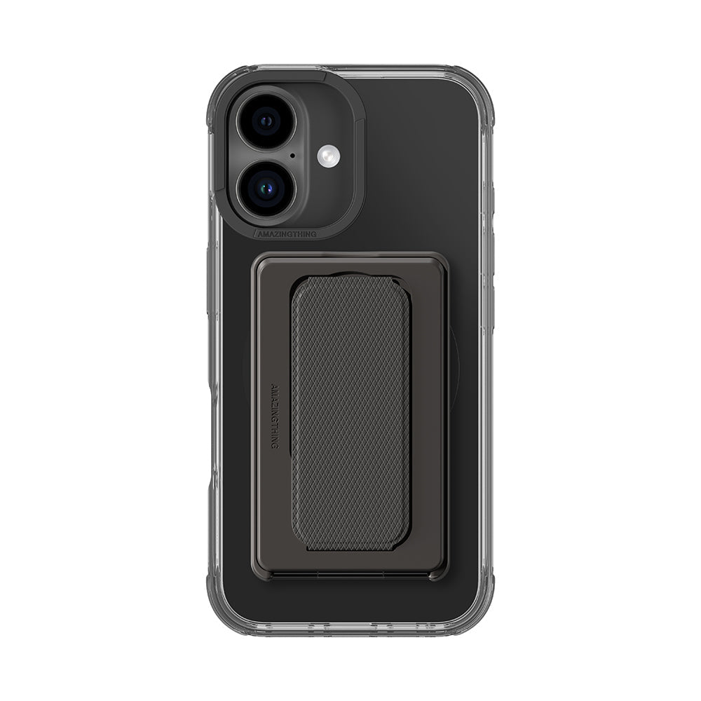 Apple iPhone 16 Plus Kılıf Magsafe Şarj Özellikli Standlı Set Amazingthing Omni Adventure Serisi Kapak