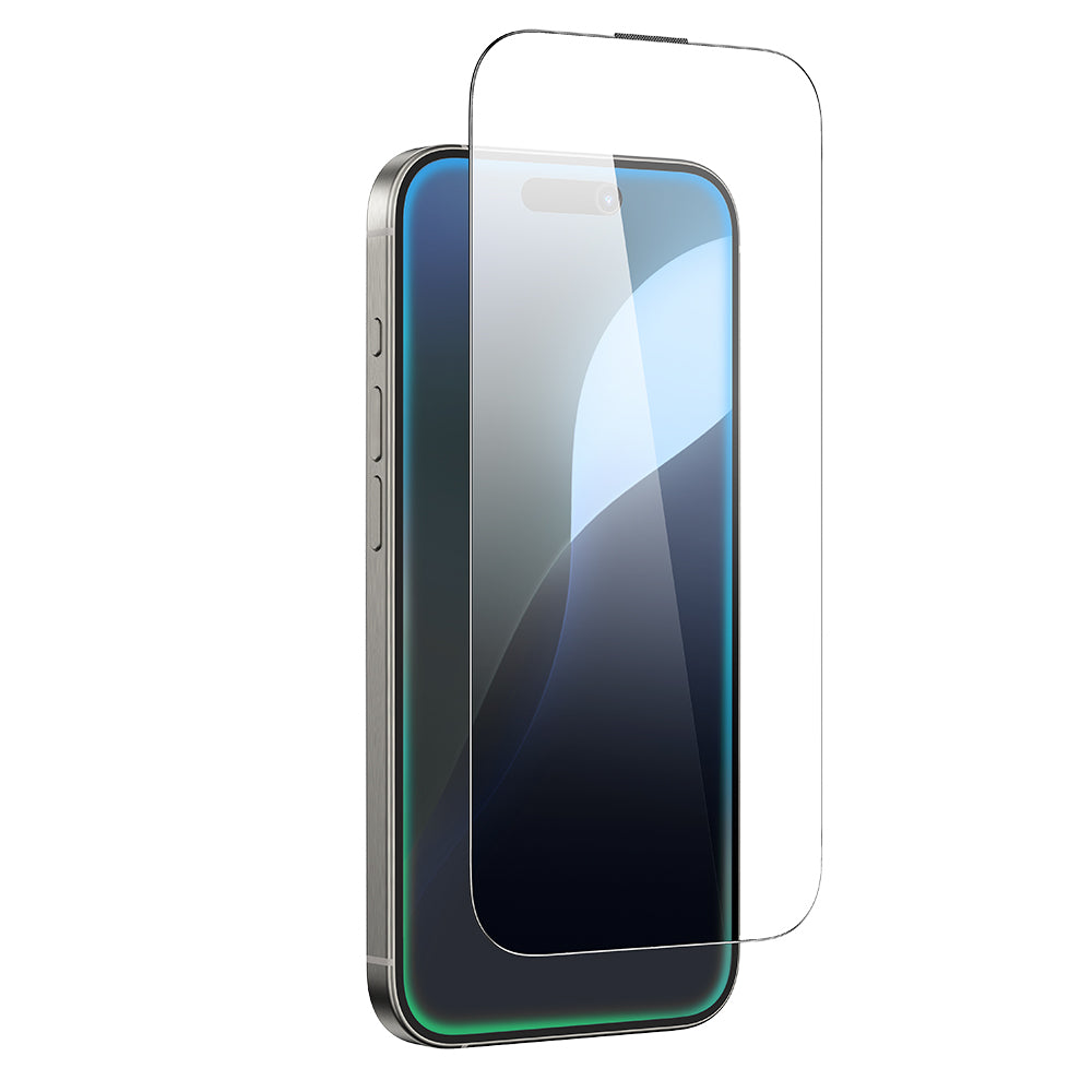 iPhone 16 Plus Amazingthing Titan Şeffaf HD Görünümlü Temperli Cam Ekran Koruyucu