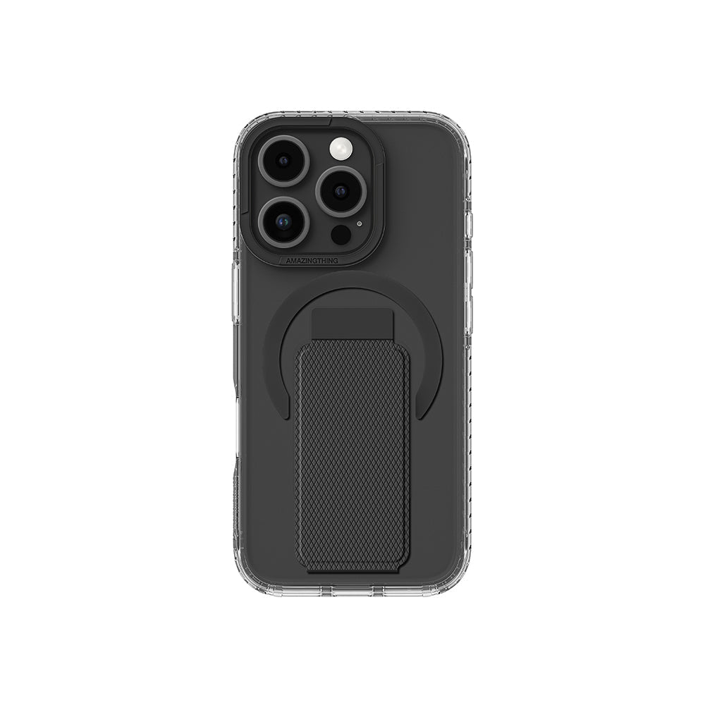 Apple iPhone 16 Pro Kılıf Magsafe Şarj Özellikli Standlı Amazingthing Titan Pro Plus Kapak