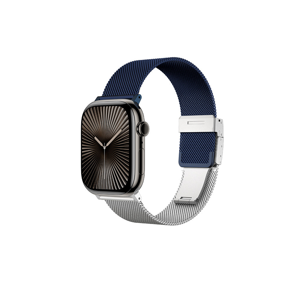 Apple Watch Amazingthing Omni StyleFlip Metal Hasır Kordon Rose Gold