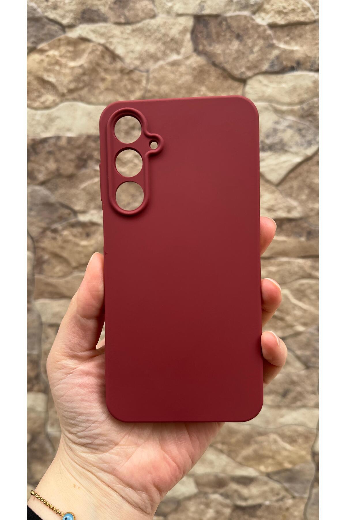 Samsung Galaxy A55 Uyumlu Silikon Darbe Emici Klasik Korumalı Rubber Kılıf
