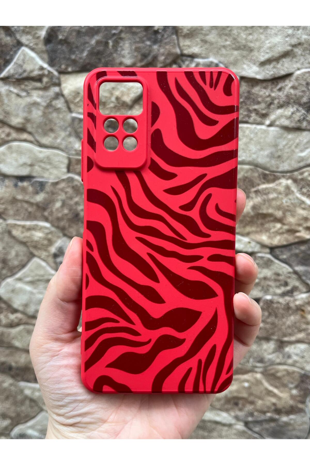 Redmi Note 11 Pro/Note 12 Pro 4G Uyumlu Zebra Desenli Silikon Darbe Emici Klasik Korumalı Kılıf