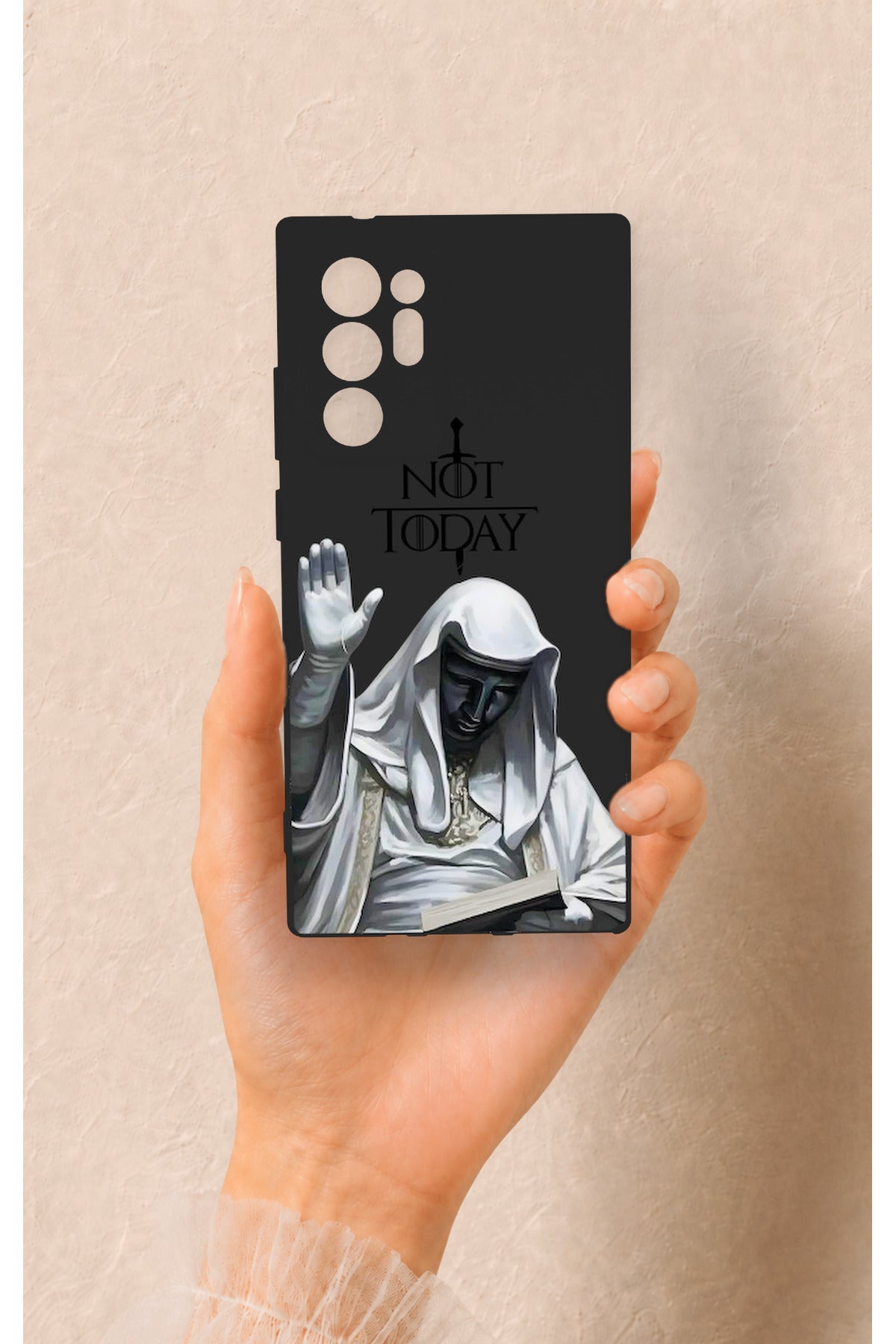 Samsung Note 20 Ultra Uyumlu Not Today Desenli Silikon Kılıf