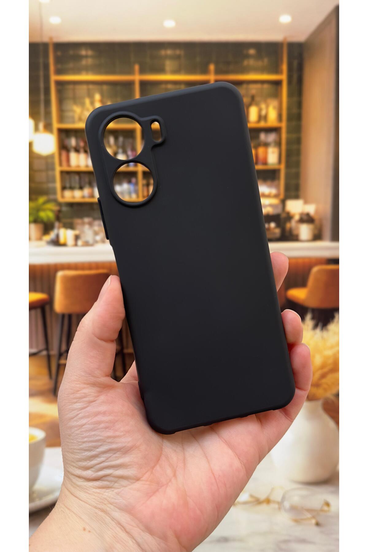 Vivo Y16 Uyumlu Silikon Darbe Emici Klasik Korumalı Rubber Kılıf