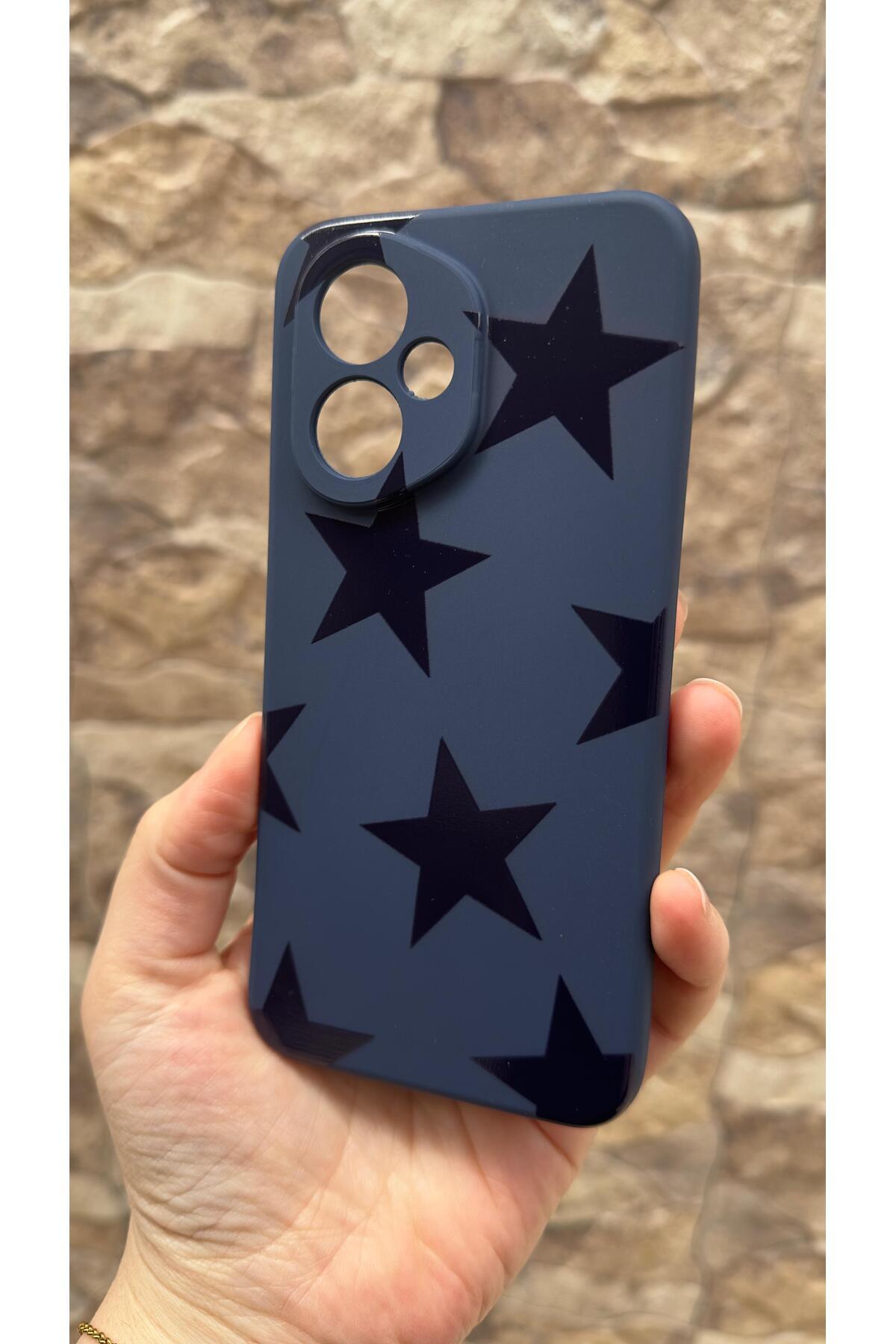 Honor 400 Uyumlu Star Silikon Darbe Emici Klasik Korumalı Rubber Kılıf