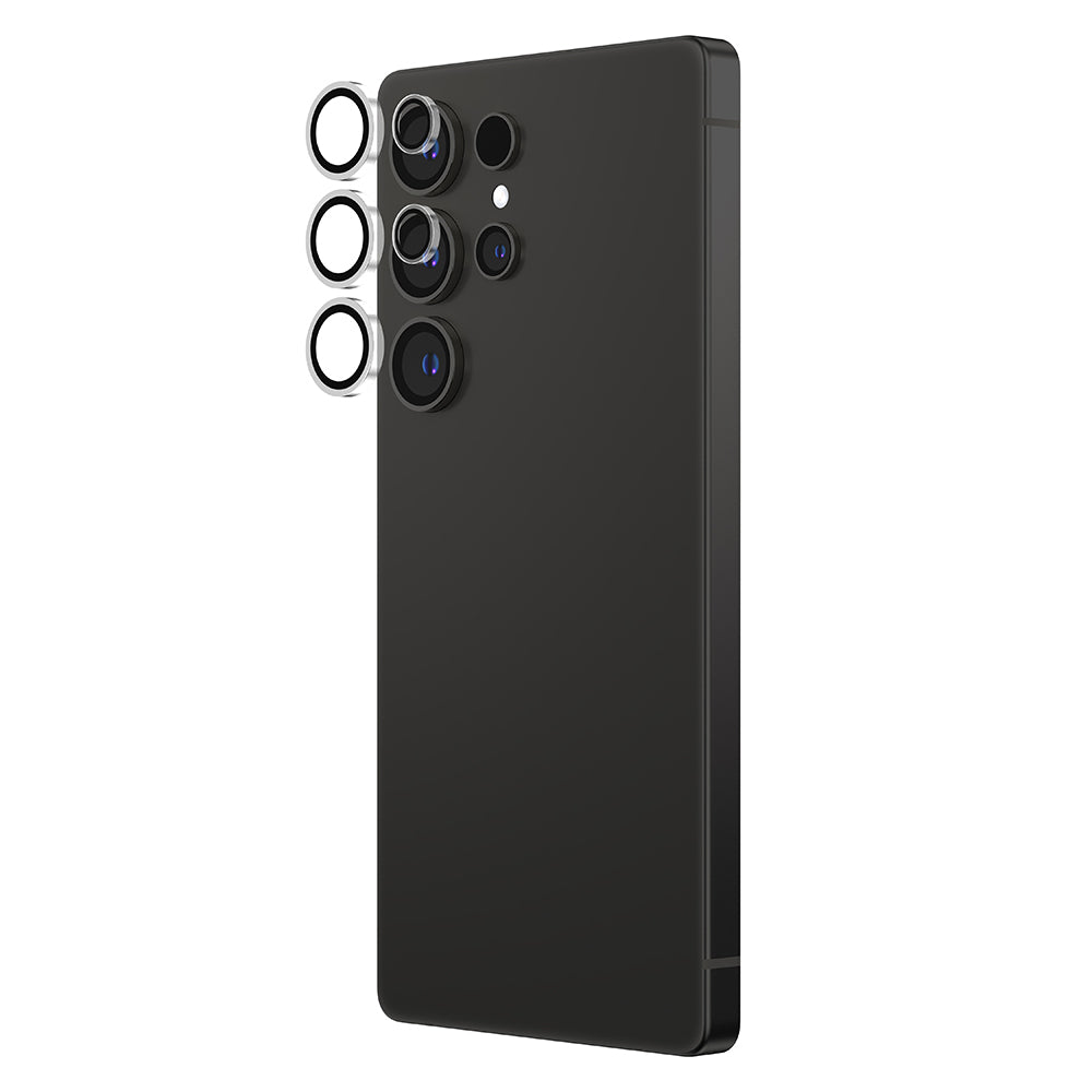 Galaxy S25 Ultra Amazingthing Anti Reflective Kamera Lens Koruyucu Uygulama Aparatlı Şeffaf