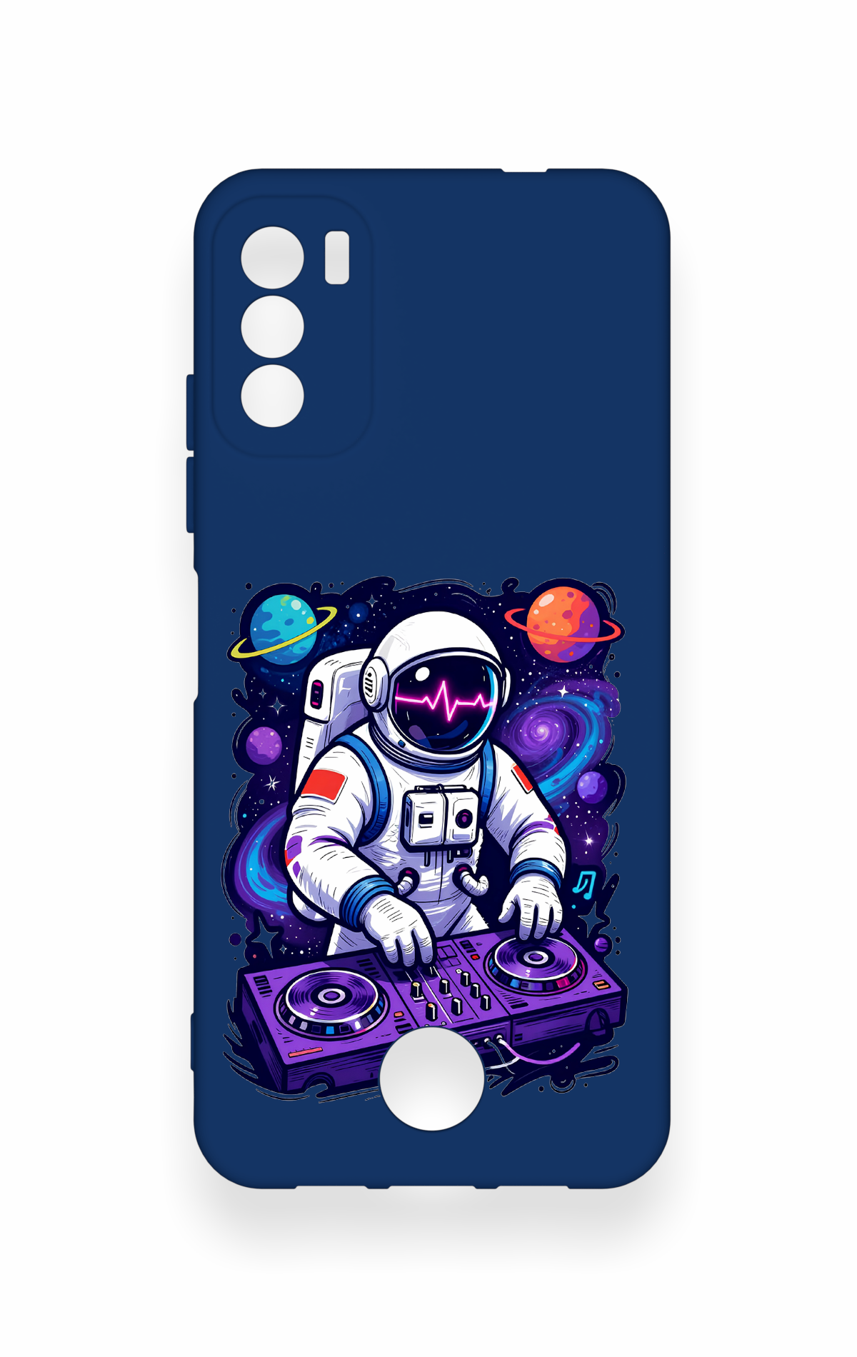 Reeder S19 Max Pro S Uyumlu Astronot DJ Desenli Silikon Kılıf