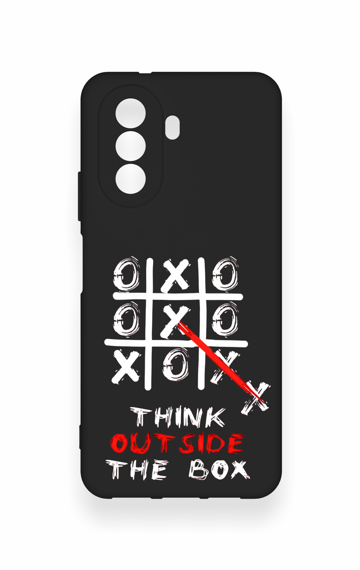 Huawei Nova Y70 Uyumlu Out Side The Box Desenli Silikon Kılıf